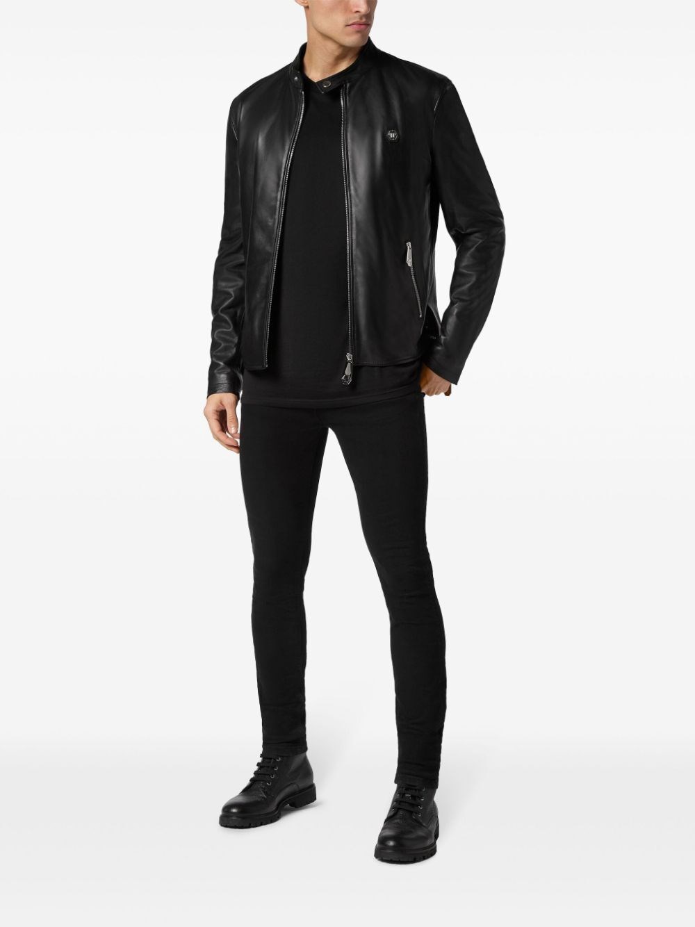 Philipp Plein Leather Jacket