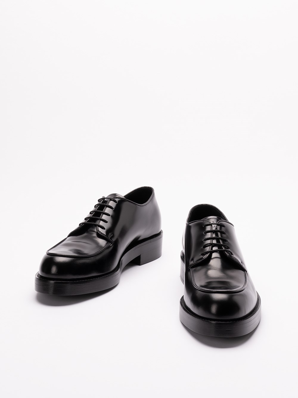 Prada Brushed Leather Derby Shoes
