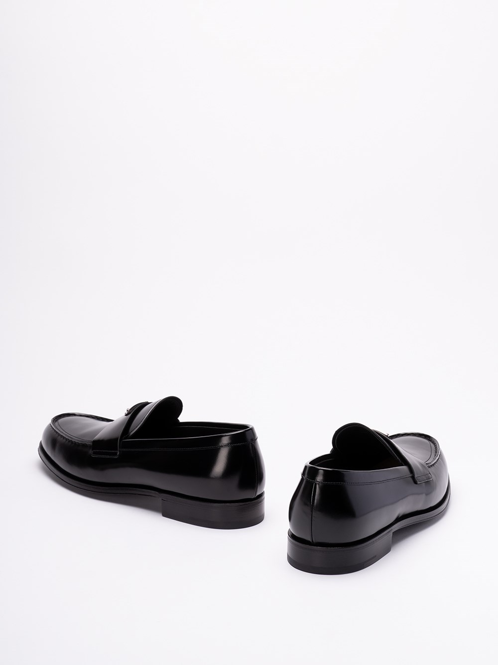 Prada Brushed Leather Loafers