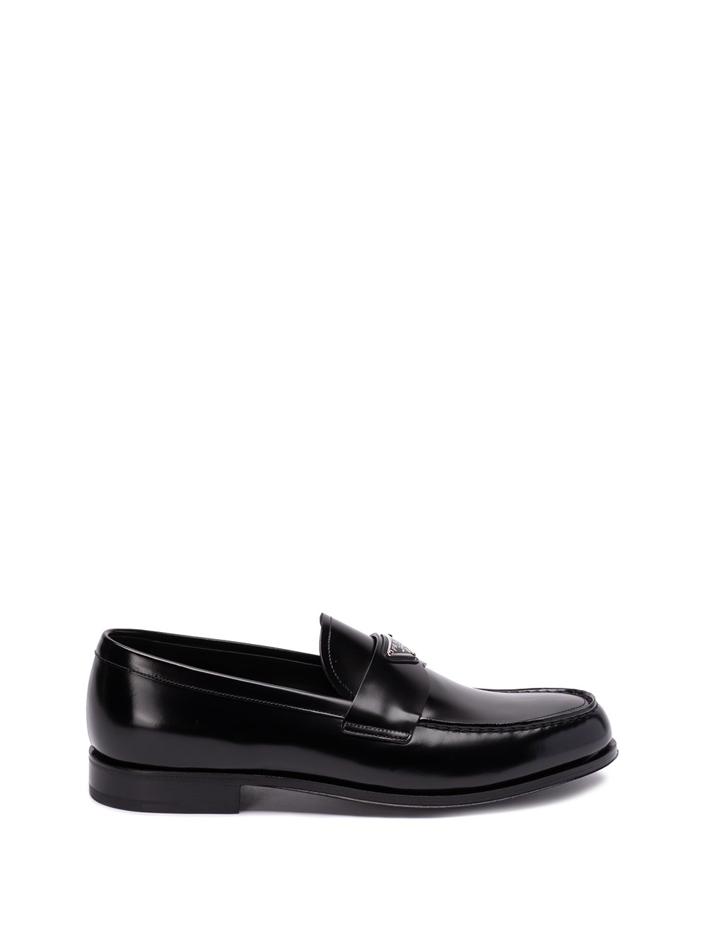 Prada Brushed Leather Loafers