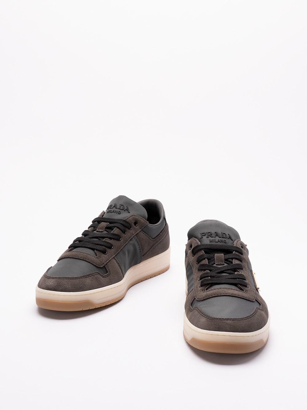 Prada `Downtown` Suede Sneakers