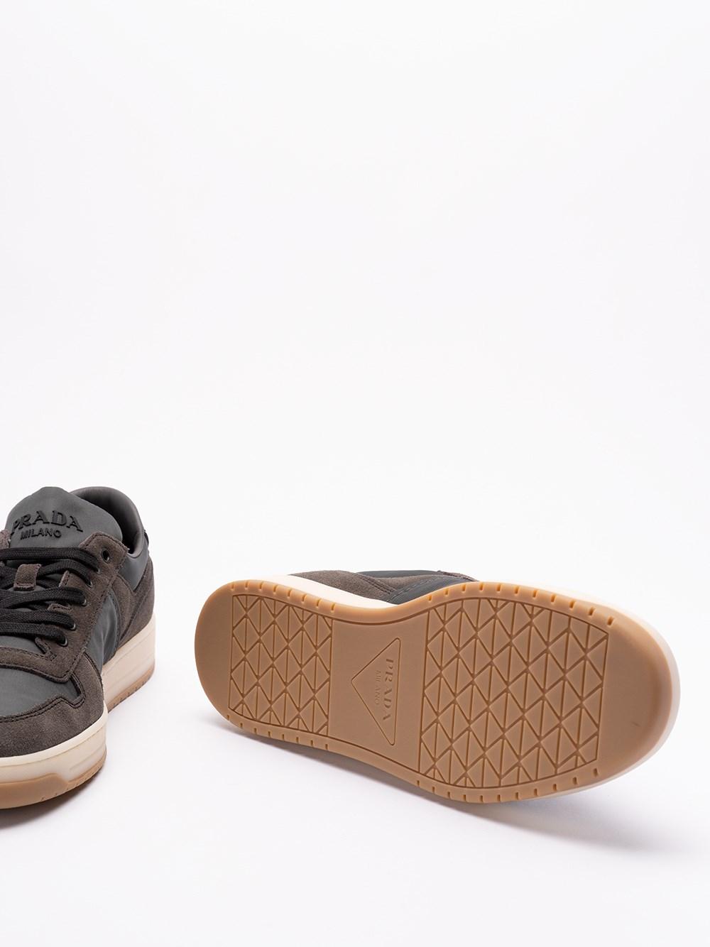 Prada `Downtown` Suede Sneakers