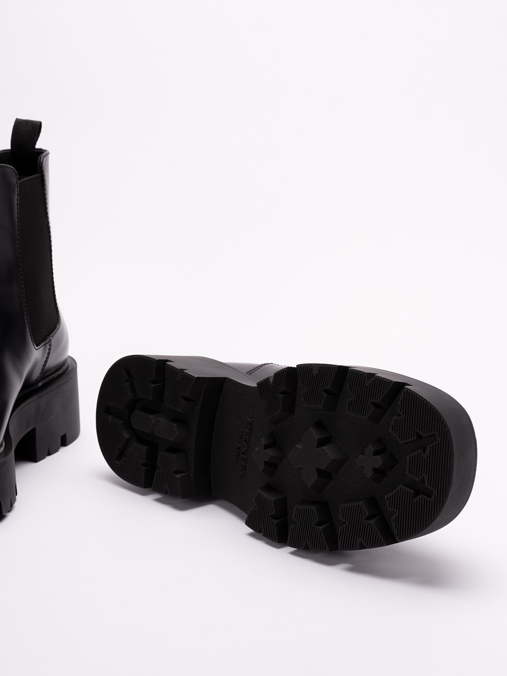 Prada Leather Chelsea Boots