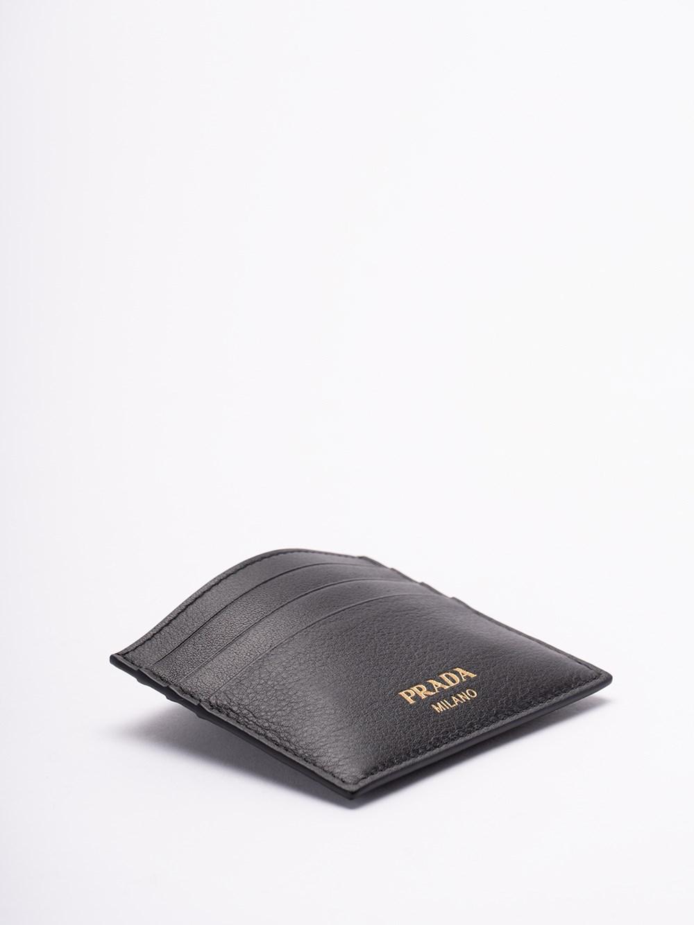 Prada Leather Credit Card Holder