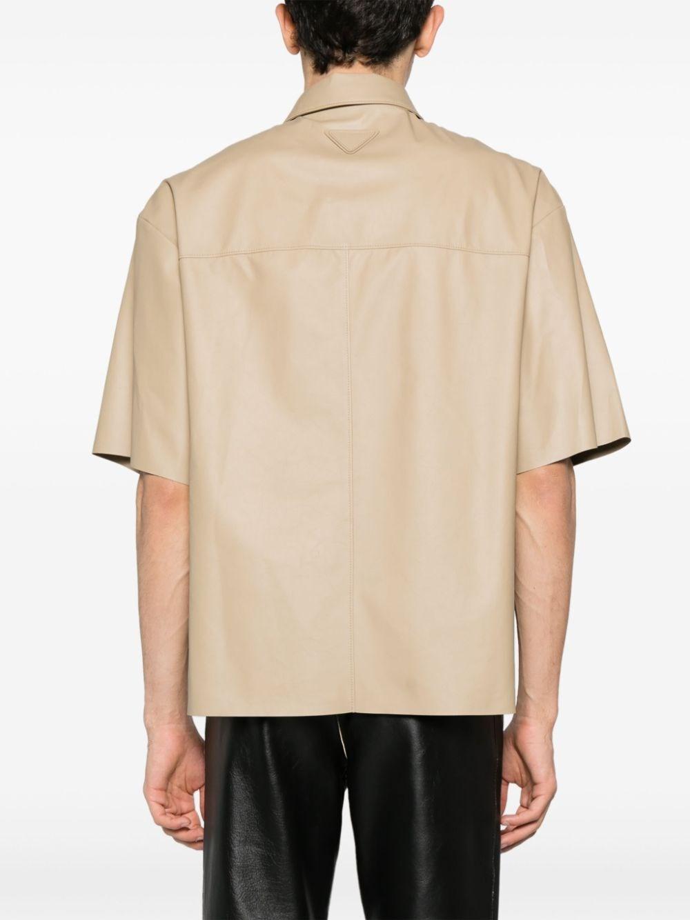Prada Leather Shirt