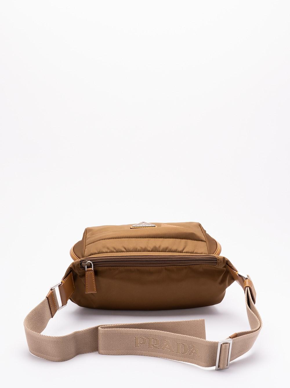 Prada `Re-Nylon` And Leather Shoulder Bag