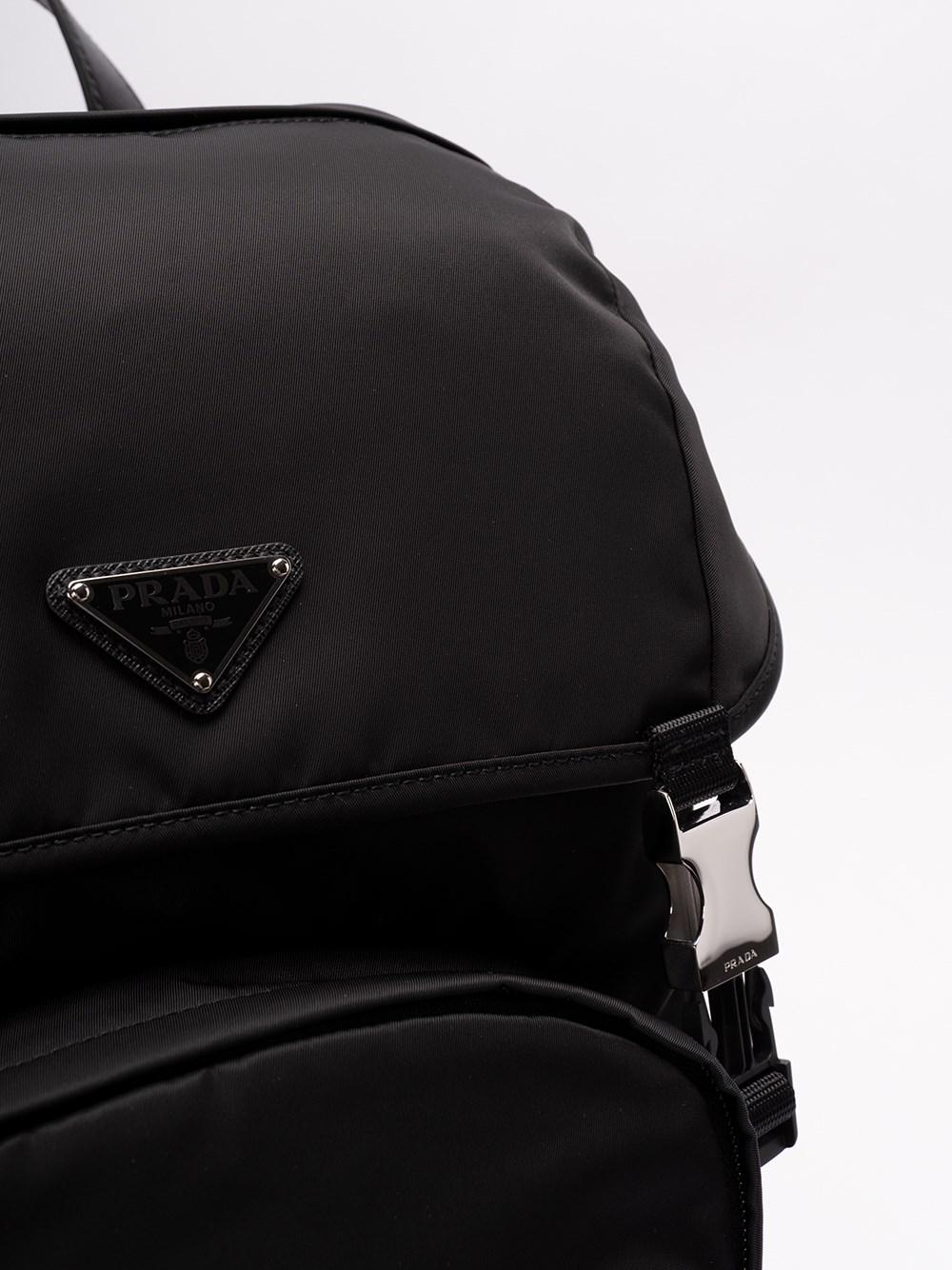 Prada Re-Nylon And Saffiano Leather Backpack