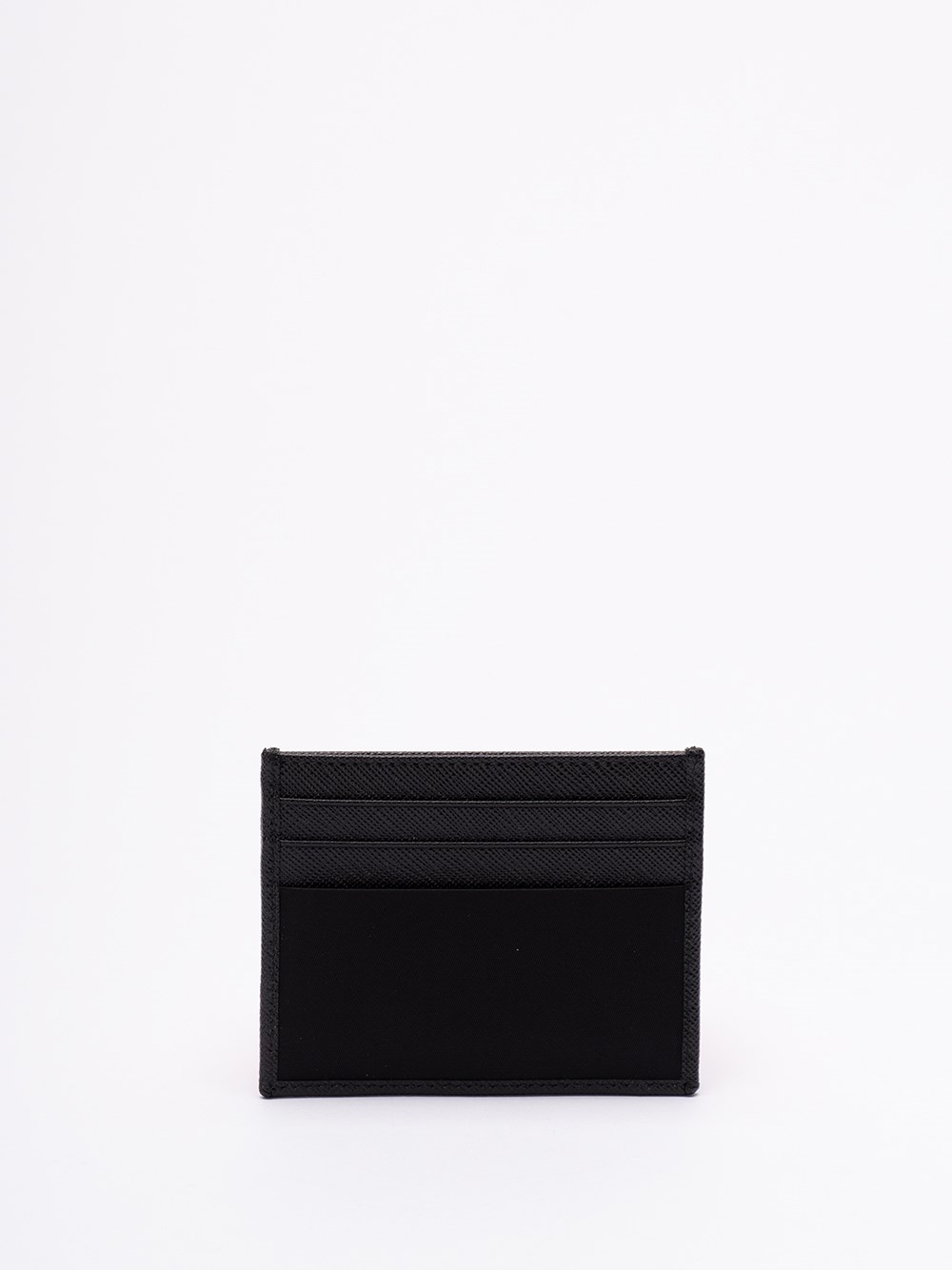 Prada Re-Nylon And Saffiano Leather Card Holder