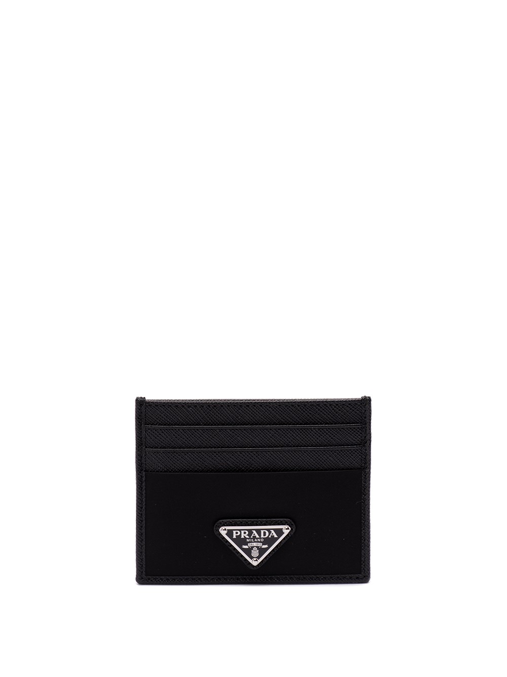 Prada Re-Nylon And Saffiano Leather Card Holder