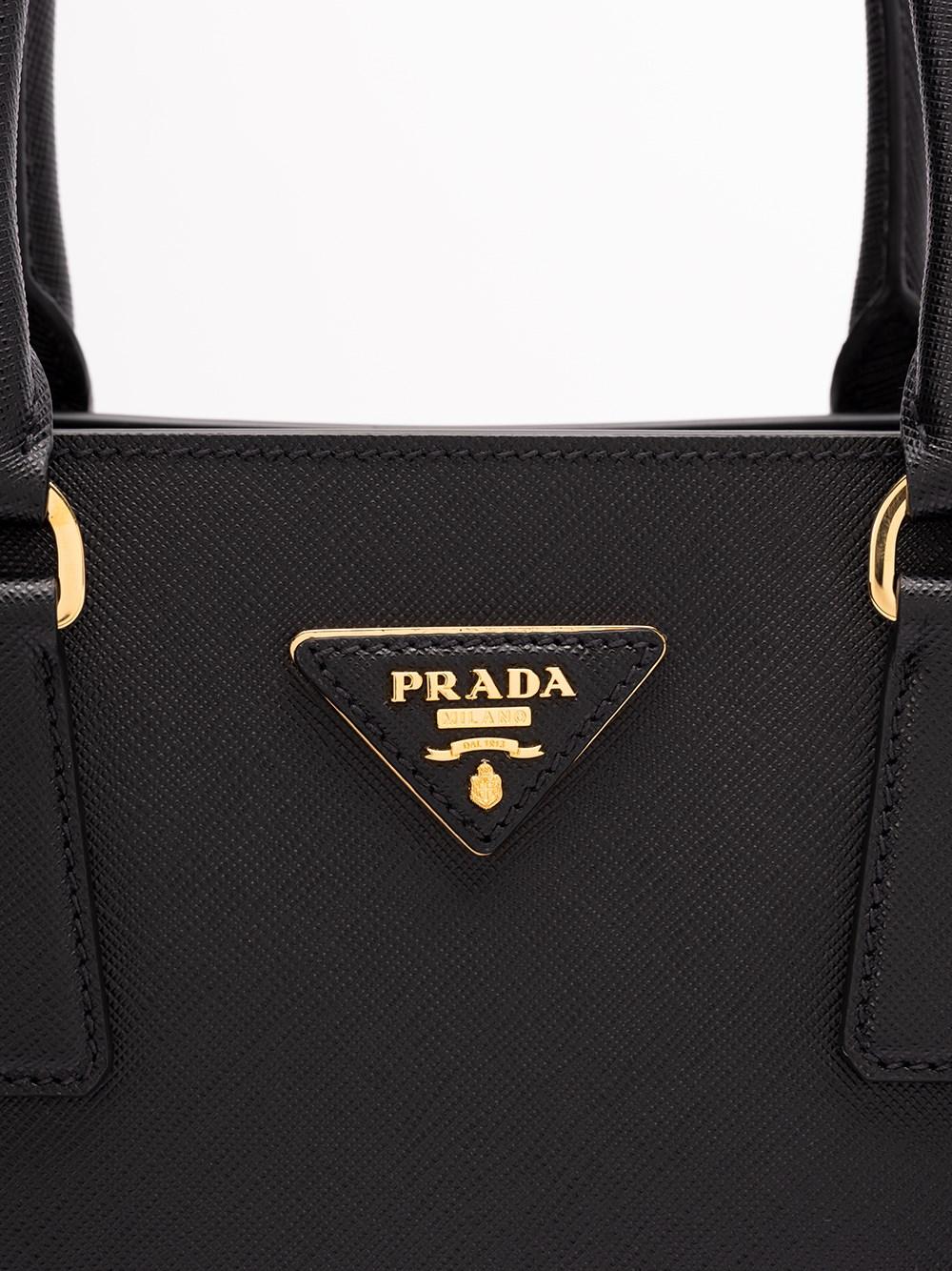 Prada Re-Nylon And Saffiano Leather Shoulder Bag