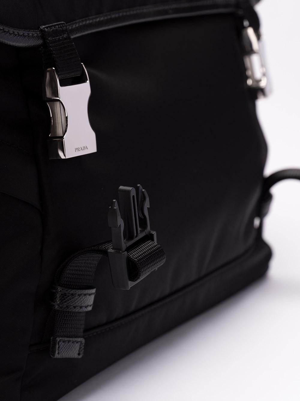 Prada Re-Nylon And Saffiano Leather Shoulder Bag