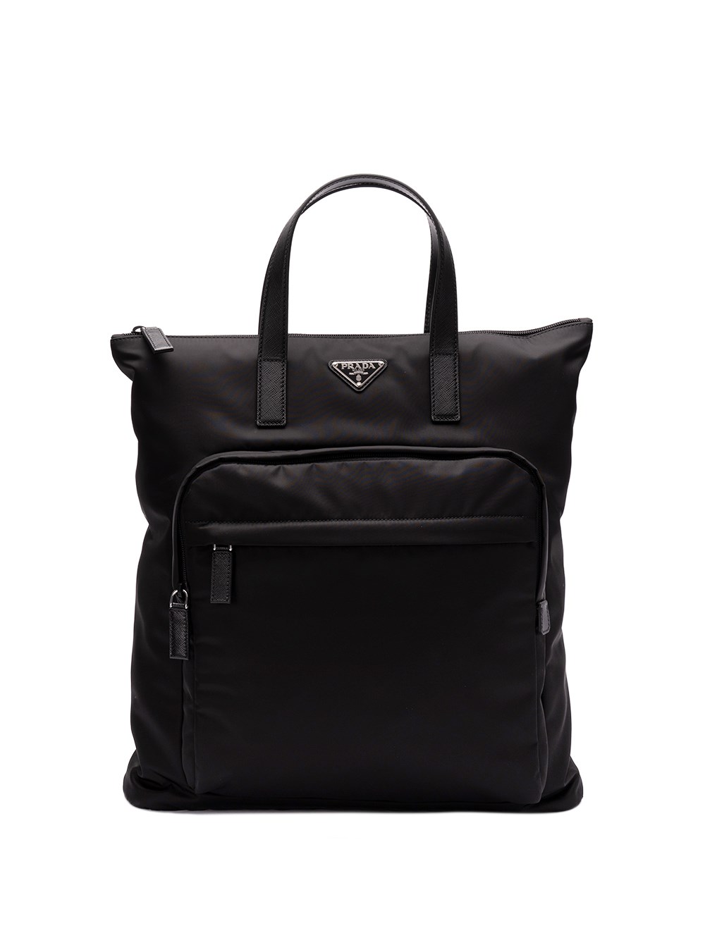 Prada Re-Nylon and Saffiano Leather Tote Bag