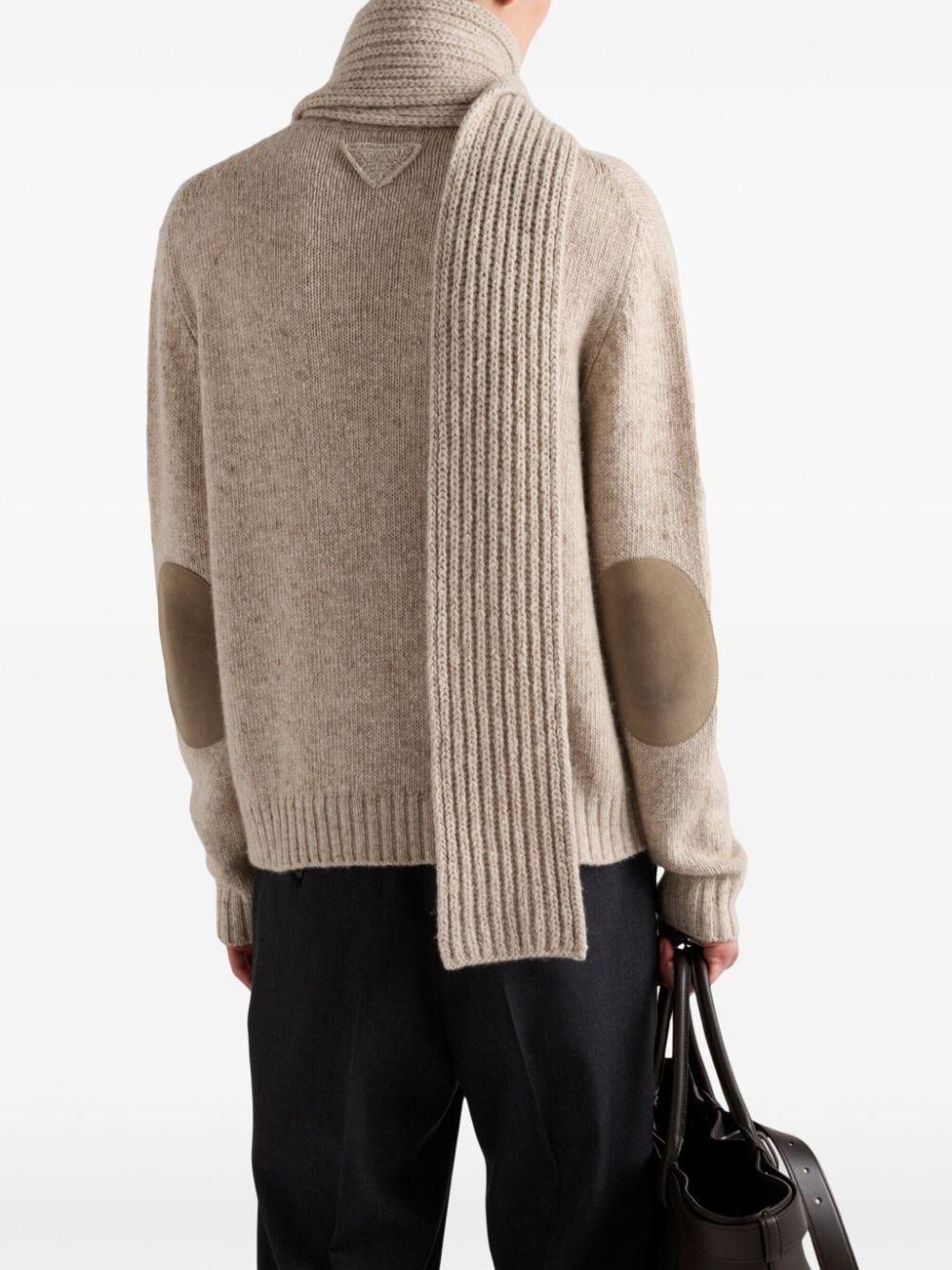 Prada Round-Neck Cashemere Sweater