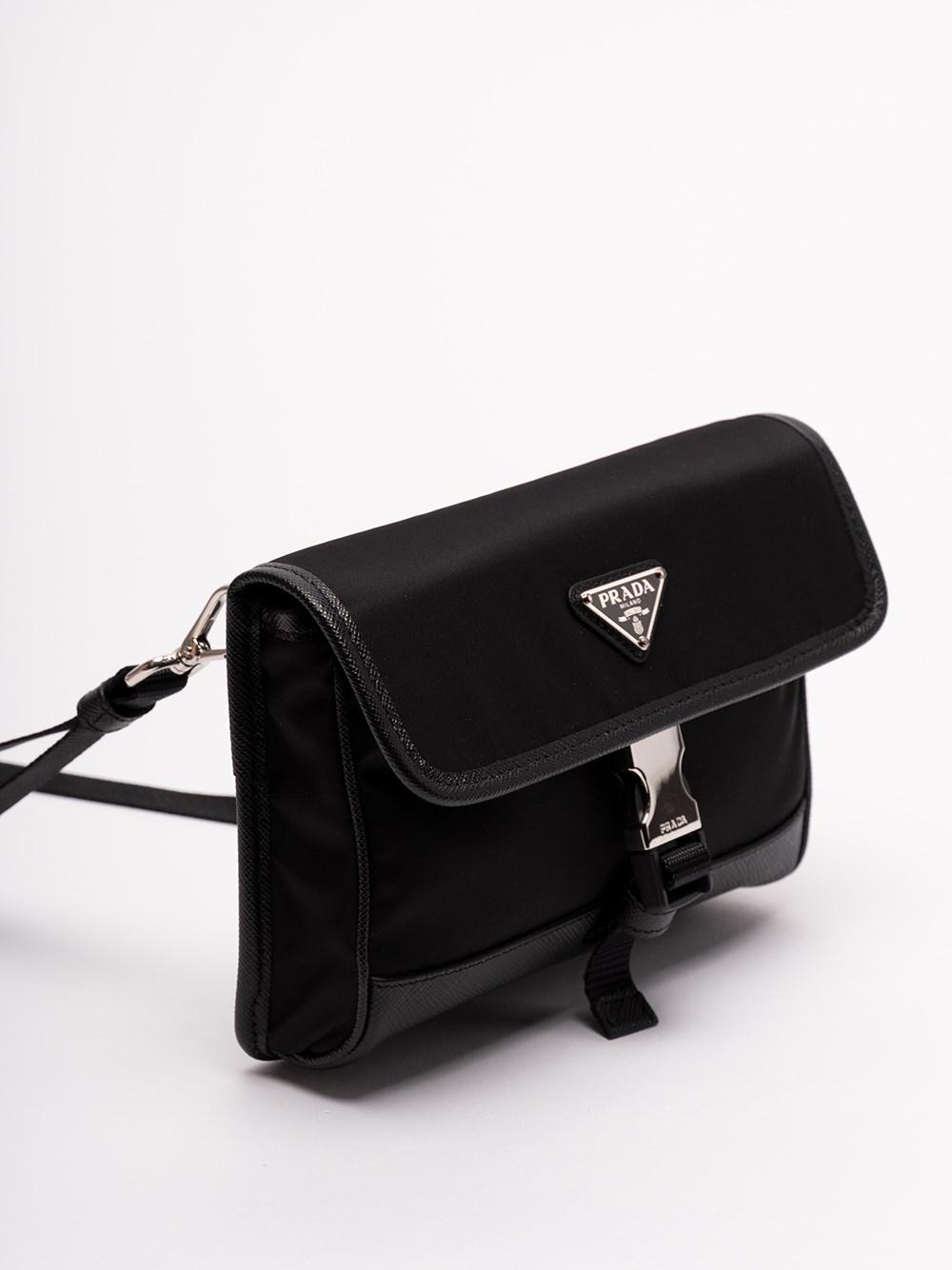 Prada Re-Nylon And Saffiano Leather Smartphone Case