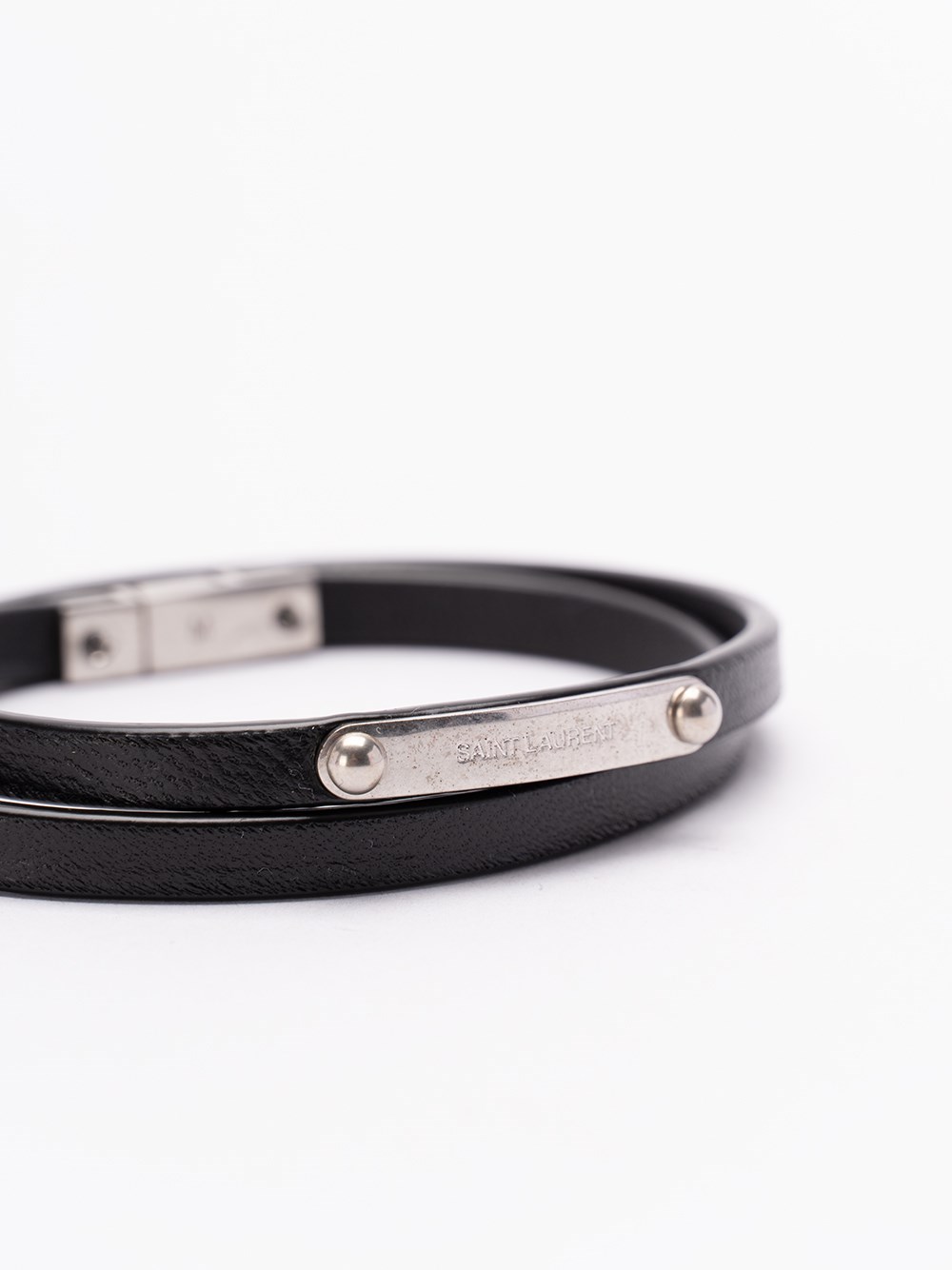 Saint Laurent Double-Wrap Bracelet