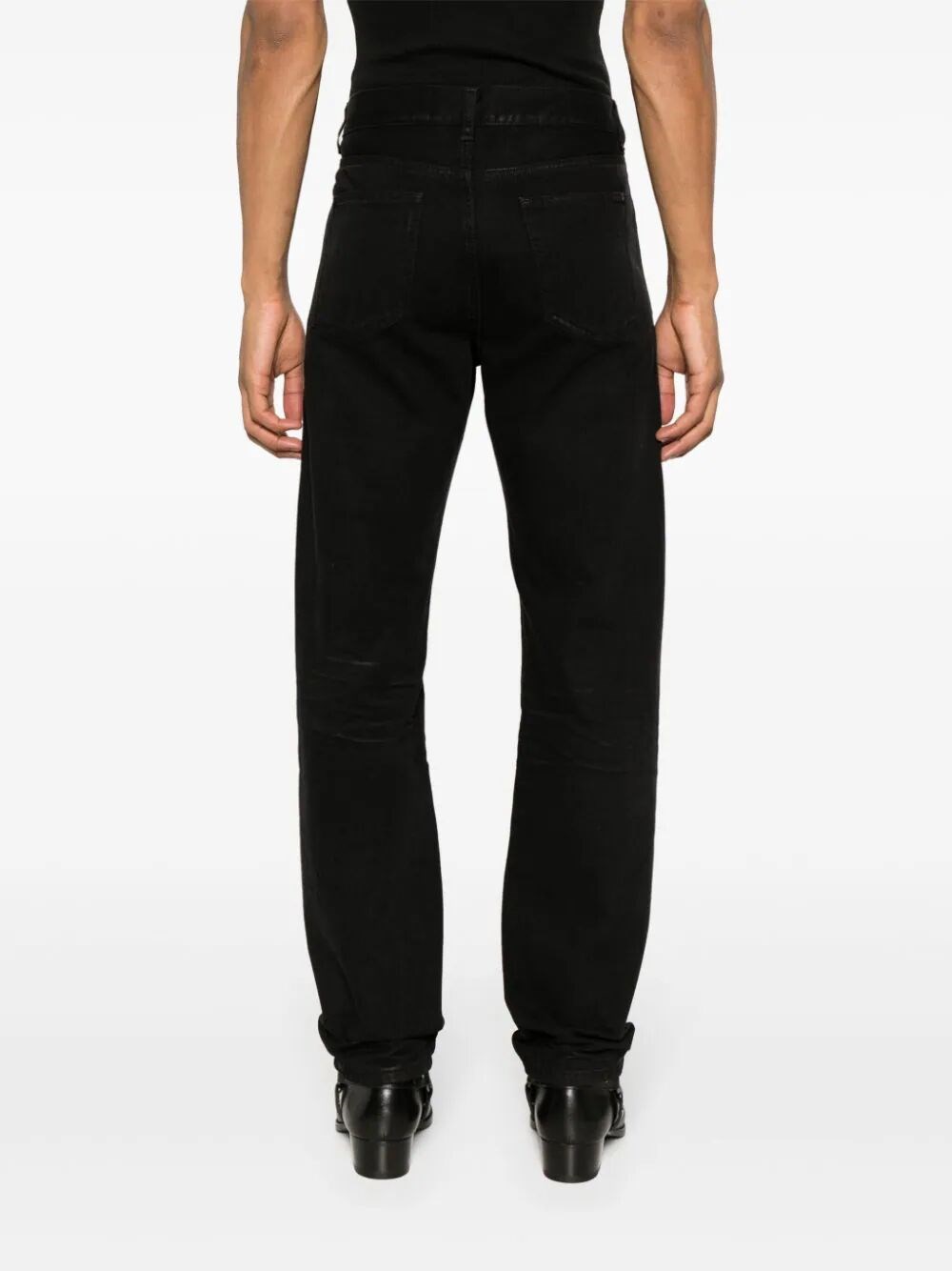 Saint Laurent Straight Baggy Jeans