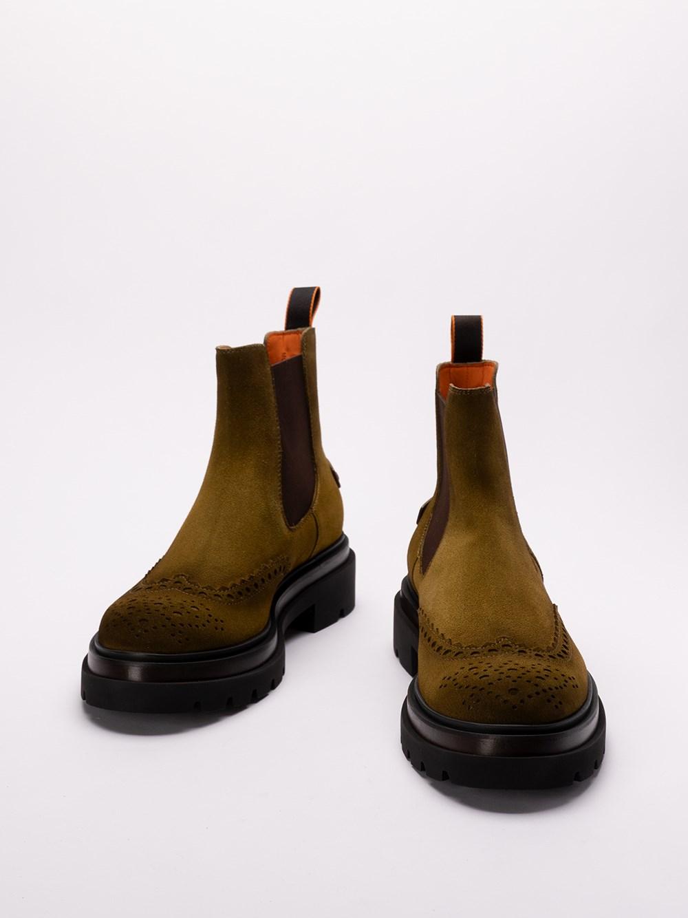 Santoni `Blockage` Slip-On Ankle Boots