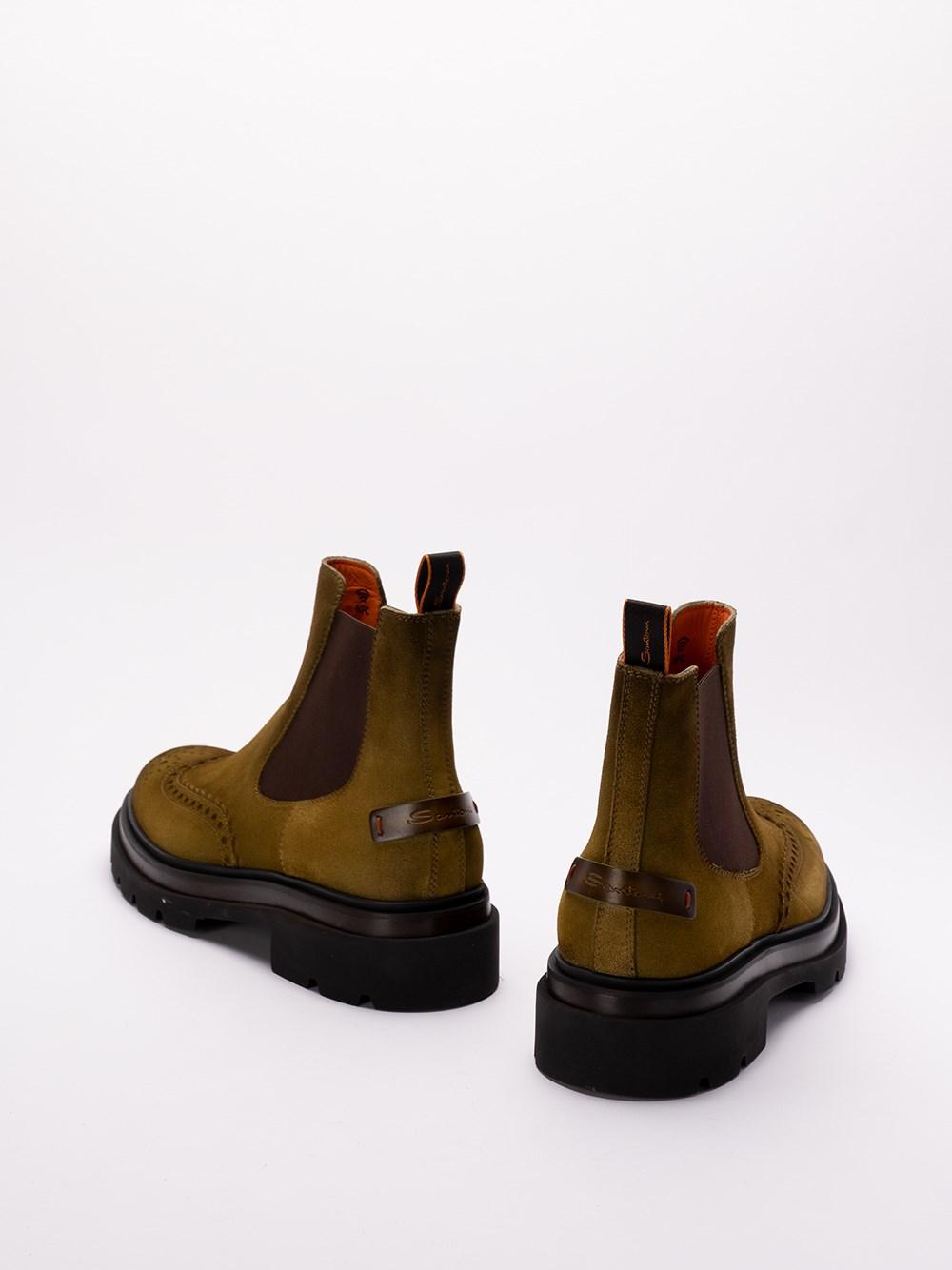 Santoni `Blockage` Slip-On Ankle Boots