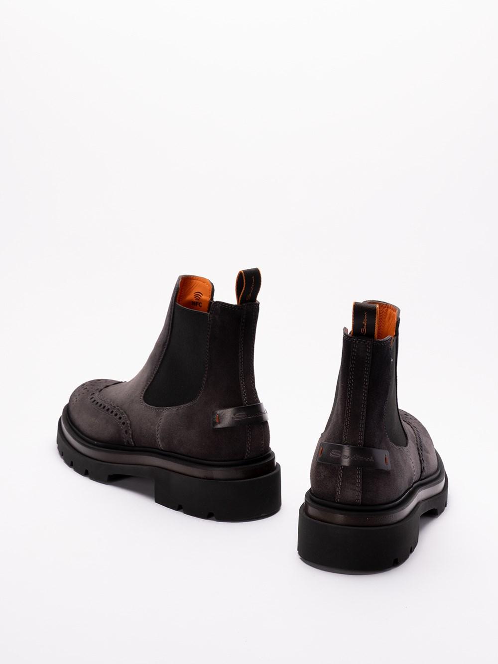 Santoni `Blockage` Slip-On Ankle Boots