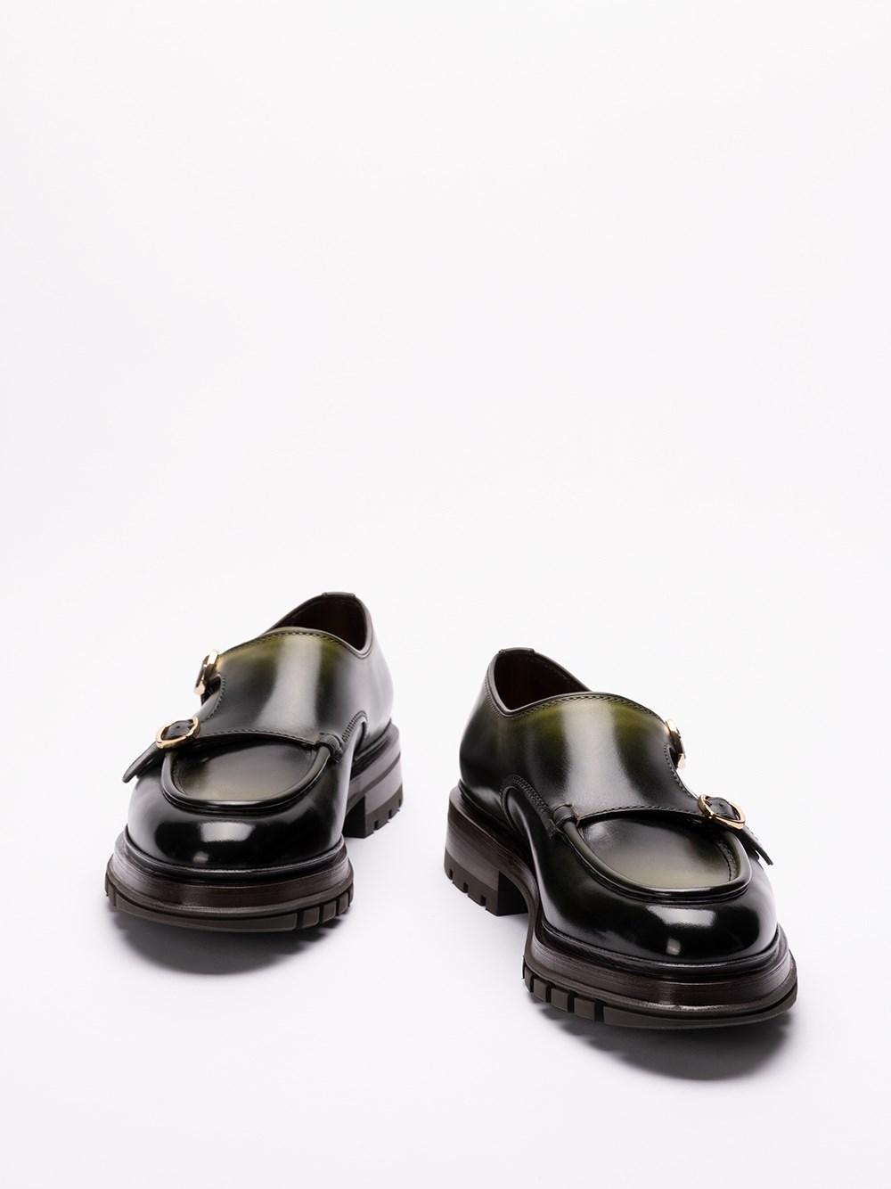 Santoni `Emric` Buckled Loafers