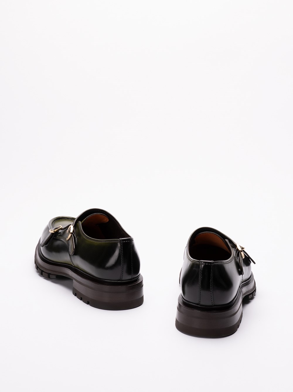 Santoni `Emric` Buckled Loafers