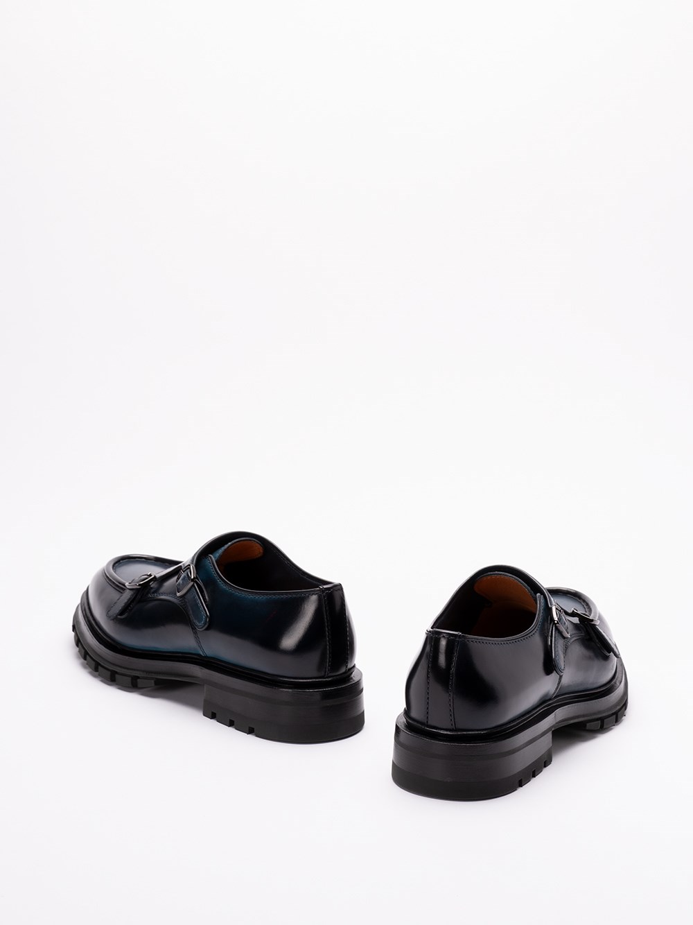 Santoni `Emric` Buckled Loafers