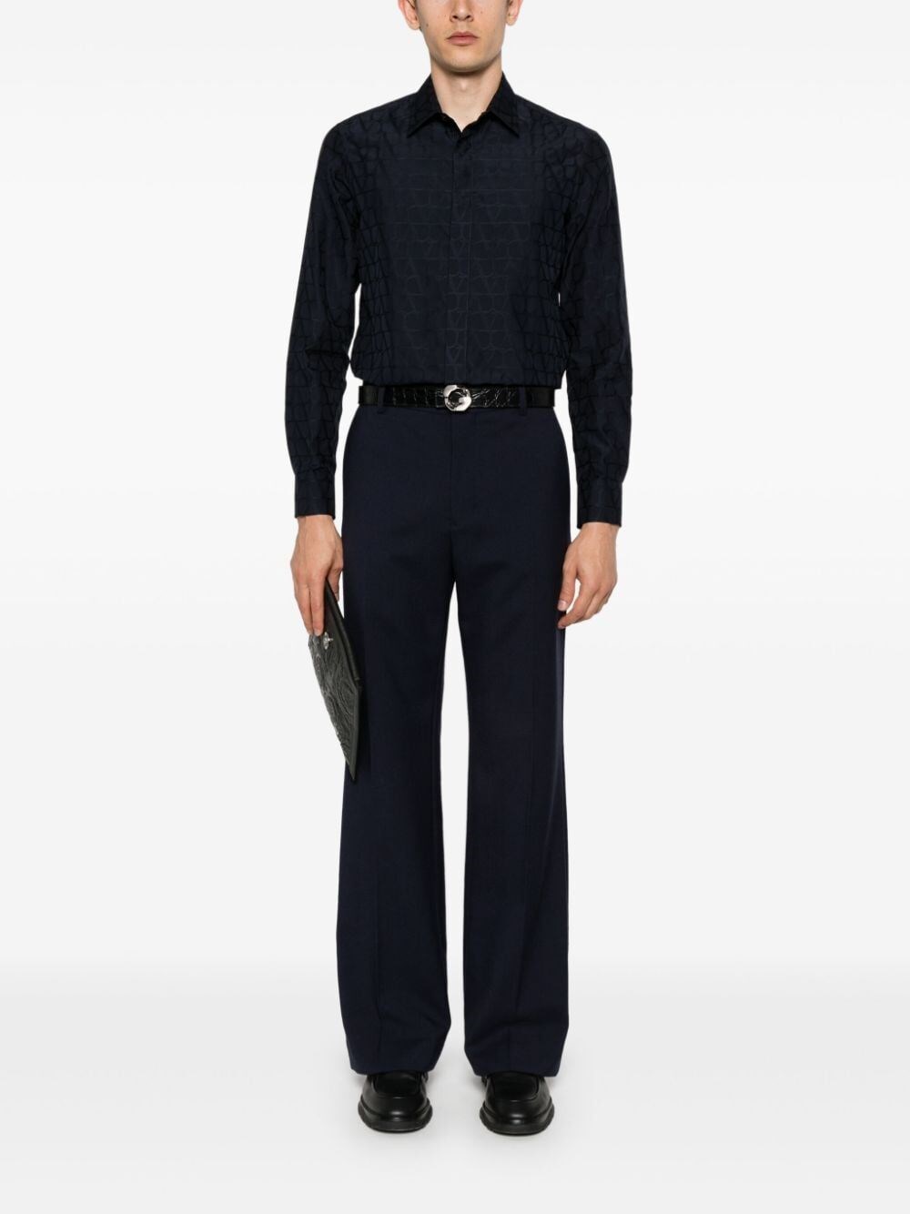 Valentino Garavani `Toile Iconographe` Long Sleeve Shirt