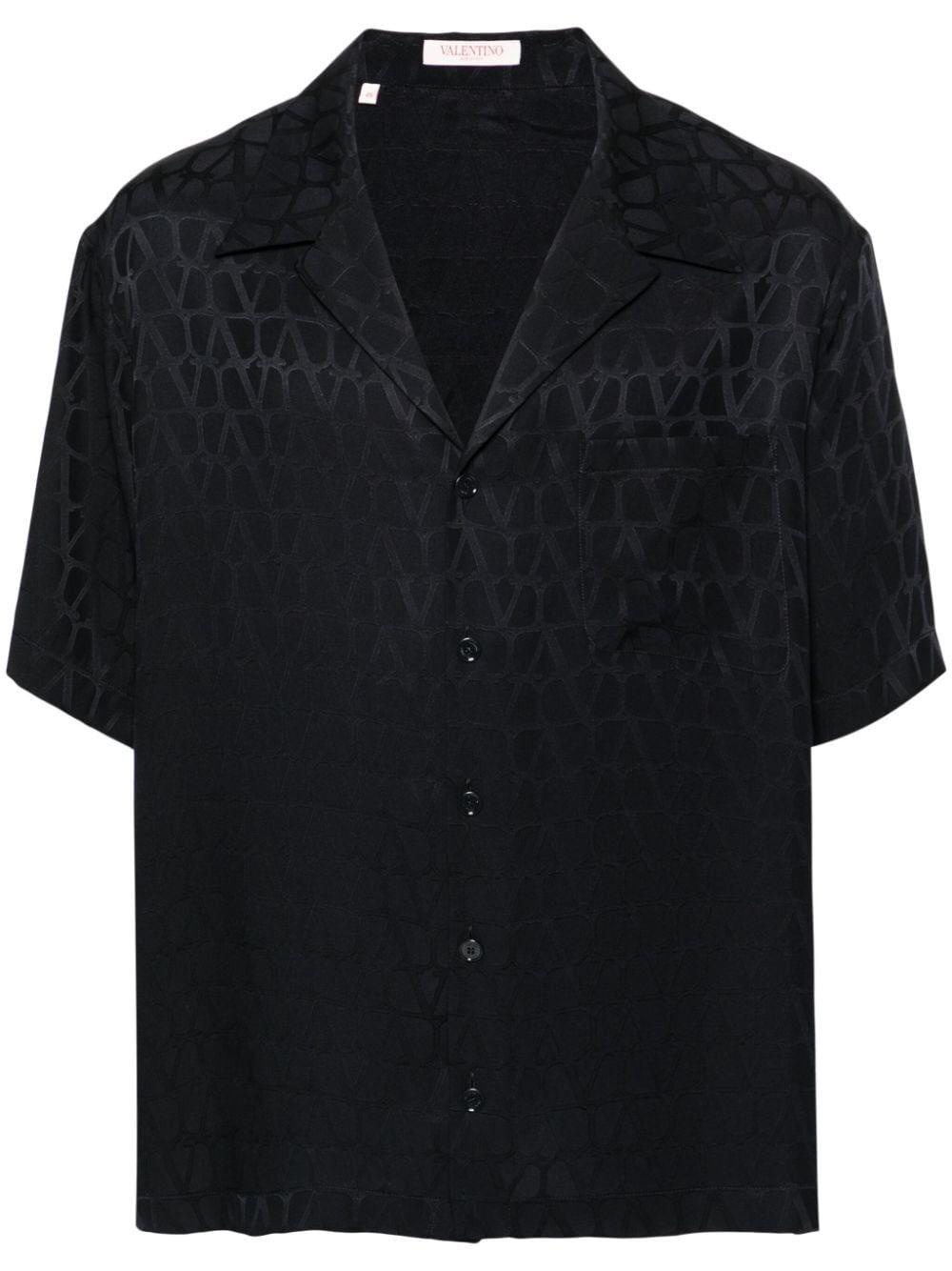 Valentino garavani `Toile Iconographe` Short Sleeve Shirt