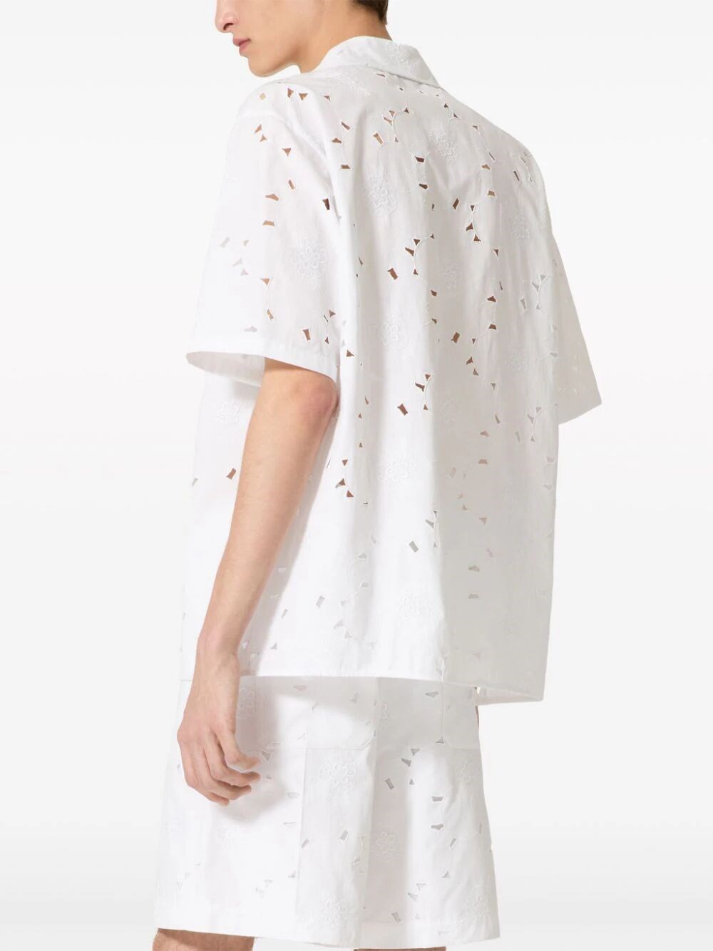 Valentino Garavani Embroidered Short Sleeve Shirt