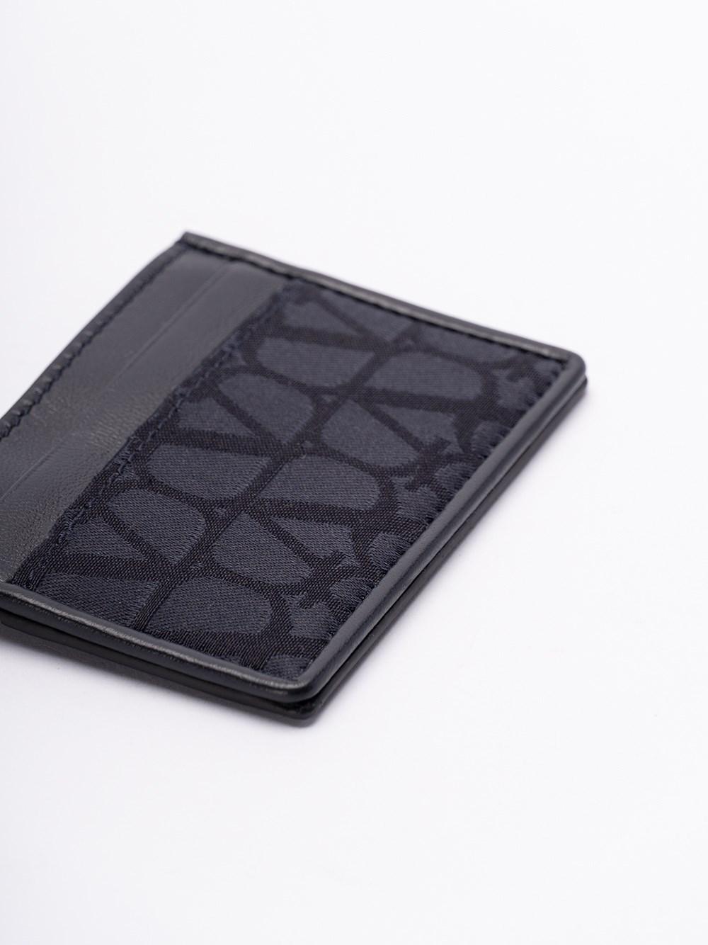 Valentino Garavani `Toile Iconographe` Card Holder