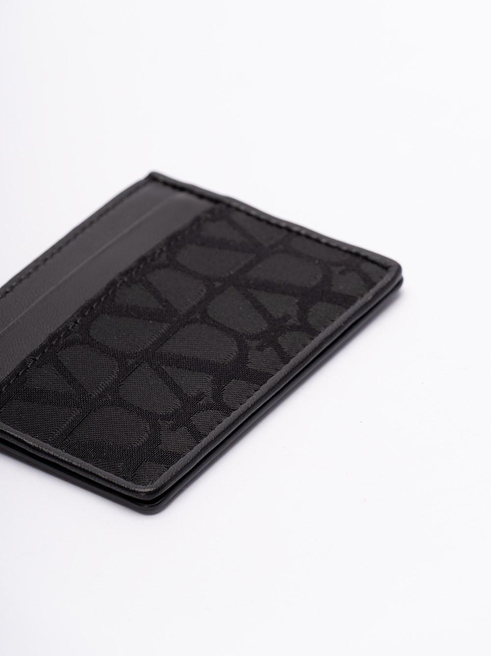 Valentino Garavani `Toile Iconographe` Card Holder