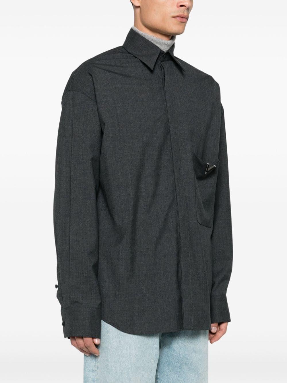 Valentino Garavani `V Detail` Long Sleeve Shirt