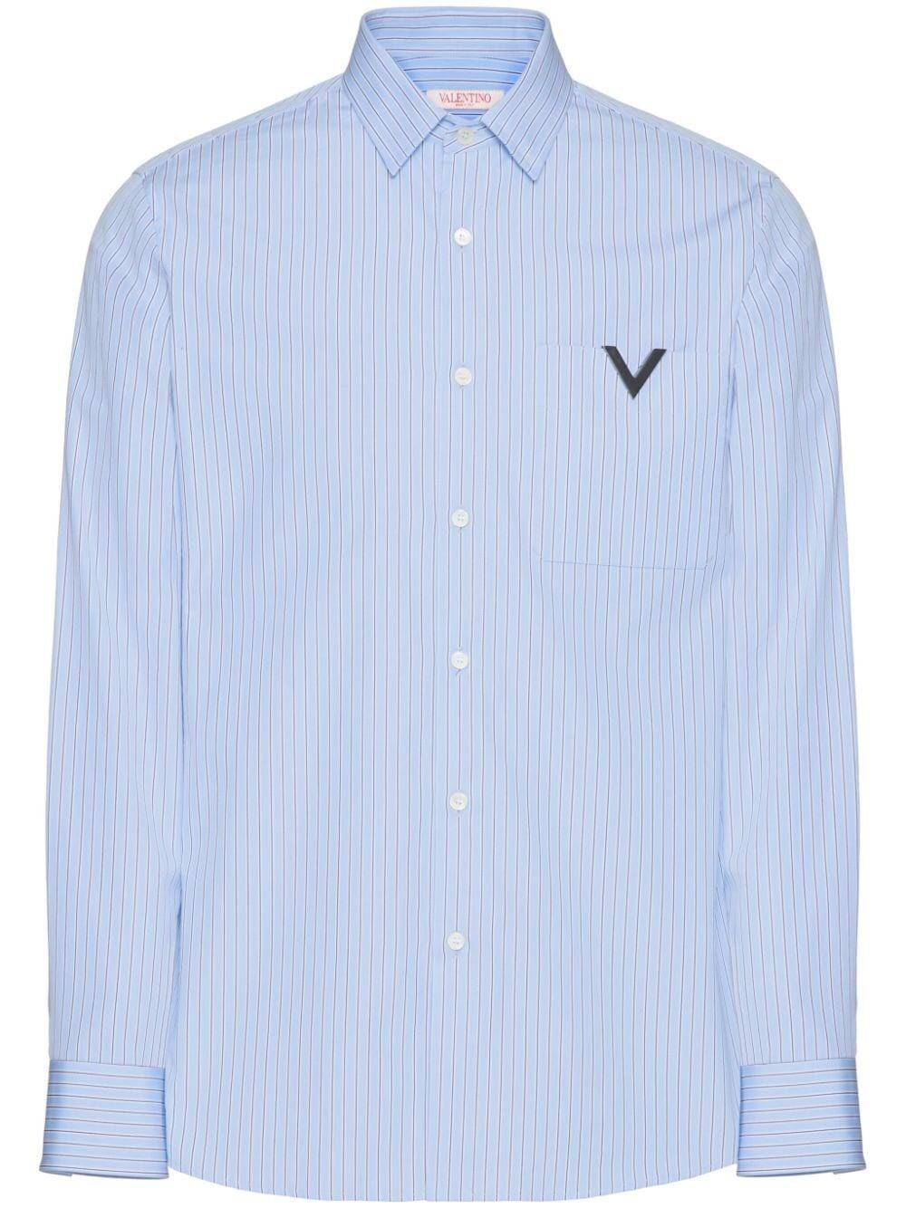 Valentino garavani `V Detail` Long Sleeve Shirt
