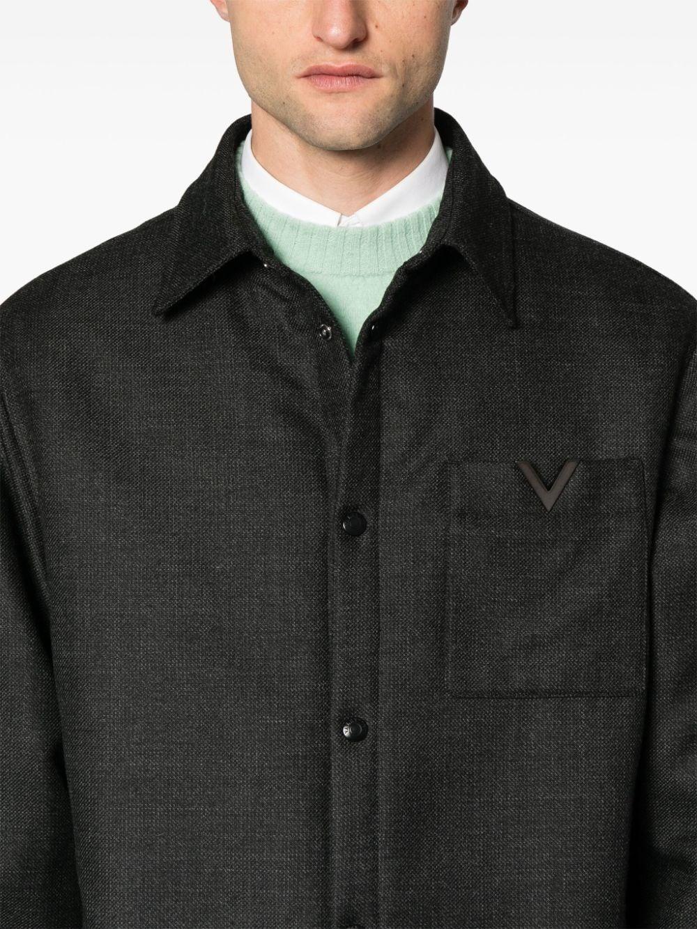 Valentino Garavani `V Detail` Shirt Jacket