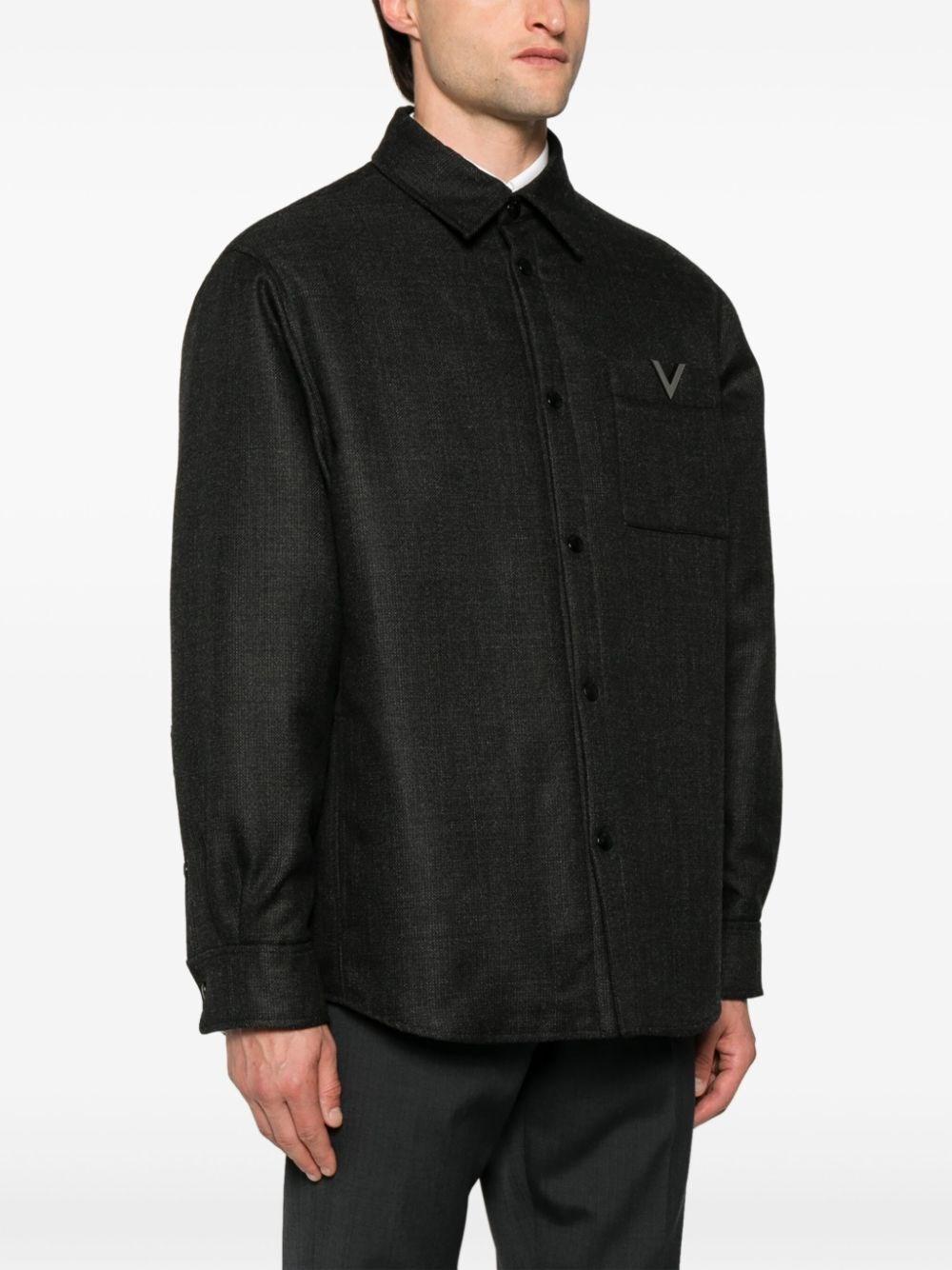 Valentino Garavani `V Detail` Shirt Jacket