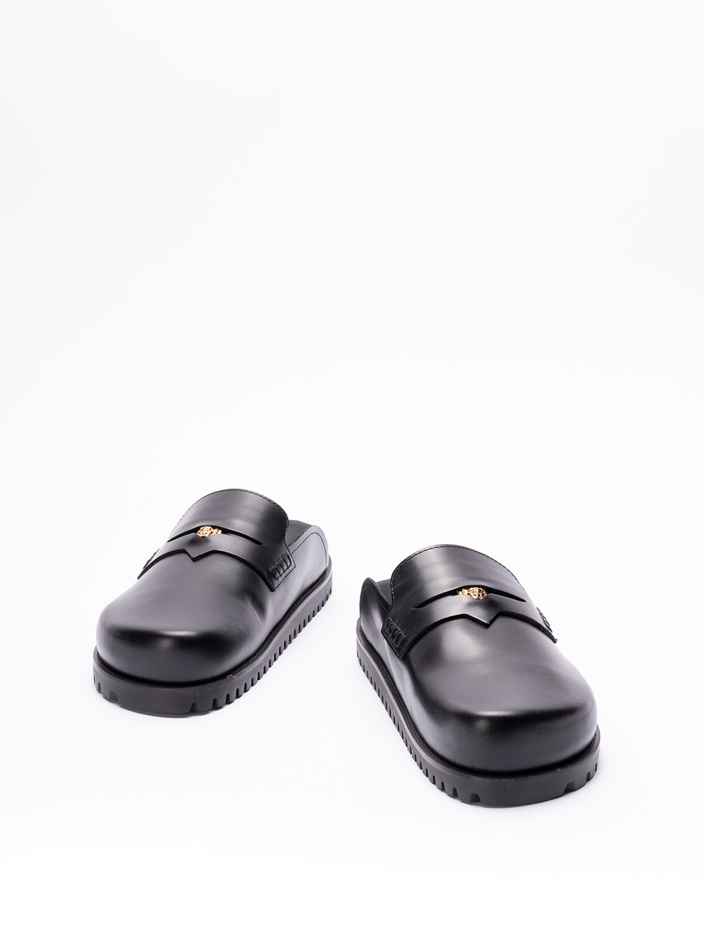 Versace `Medusa` Sabots