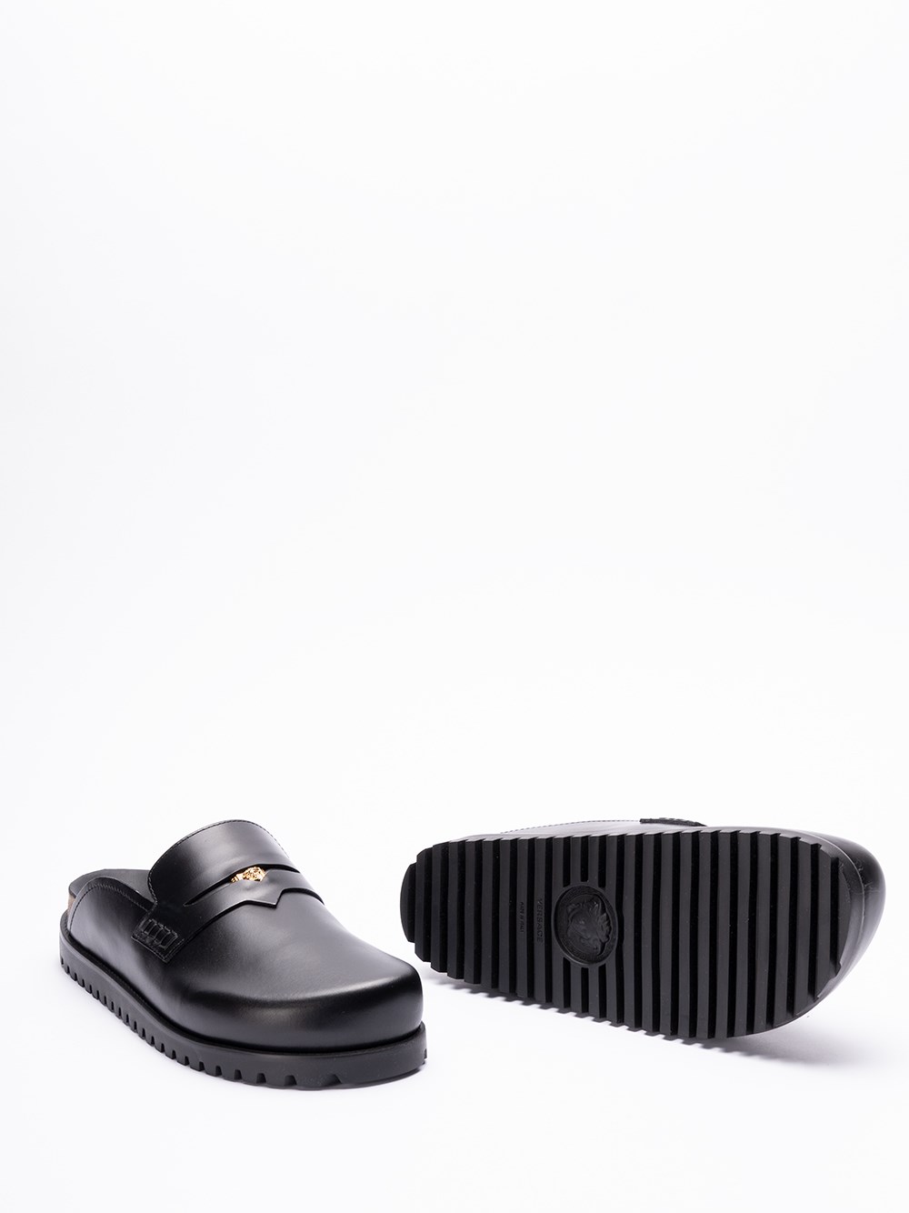 Versace `Medusa` Sabots