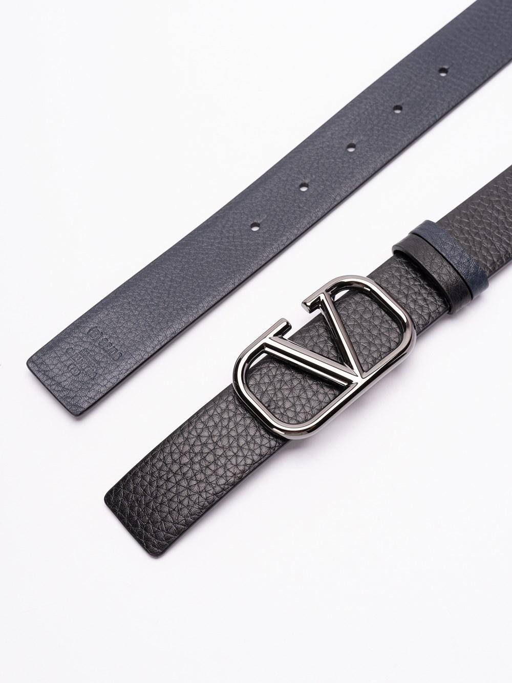 Valentino Garavani `Vlogo Signature` Reversible Buckle Belt