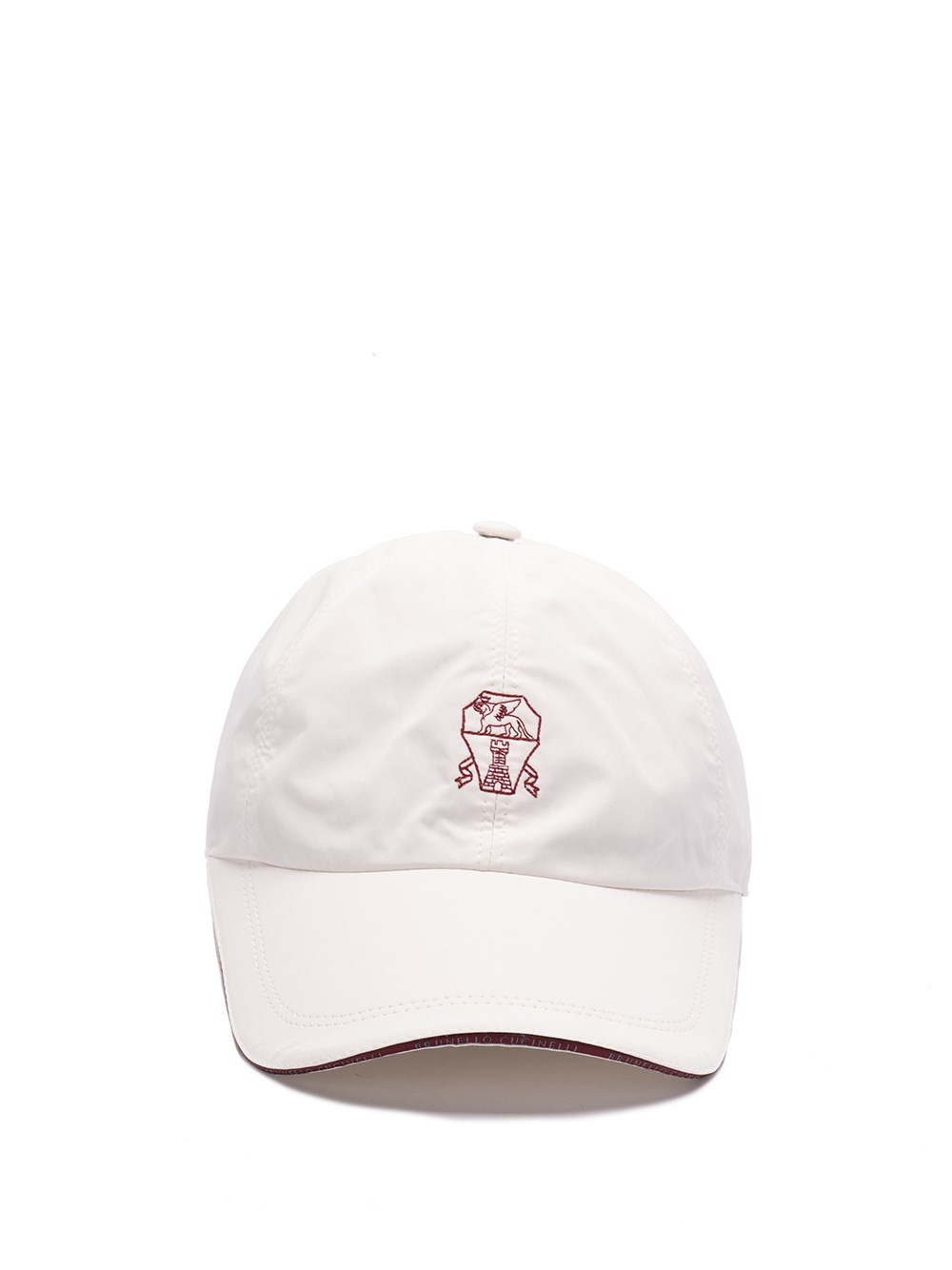 Brunello cucinelli Water-Resistant Baseball Cap With Contrast Details And Embroidered Logo