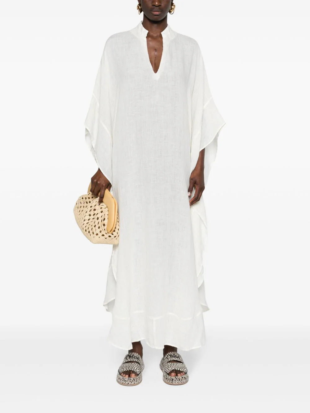 120% Lino Kaftan Dress