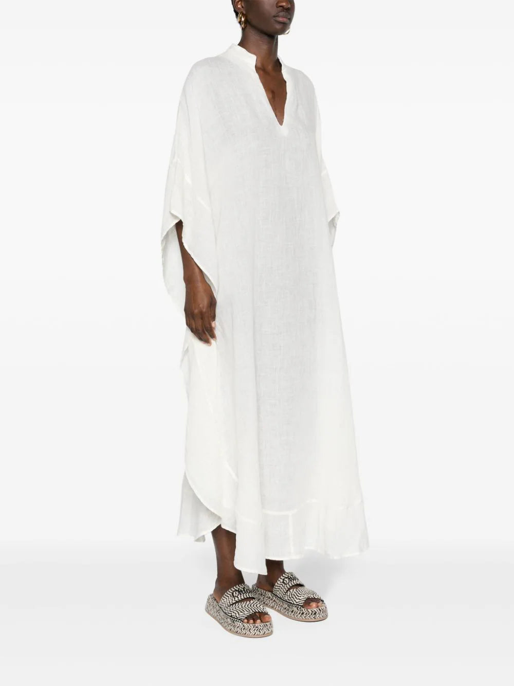 120% Lino Kaftan Dress