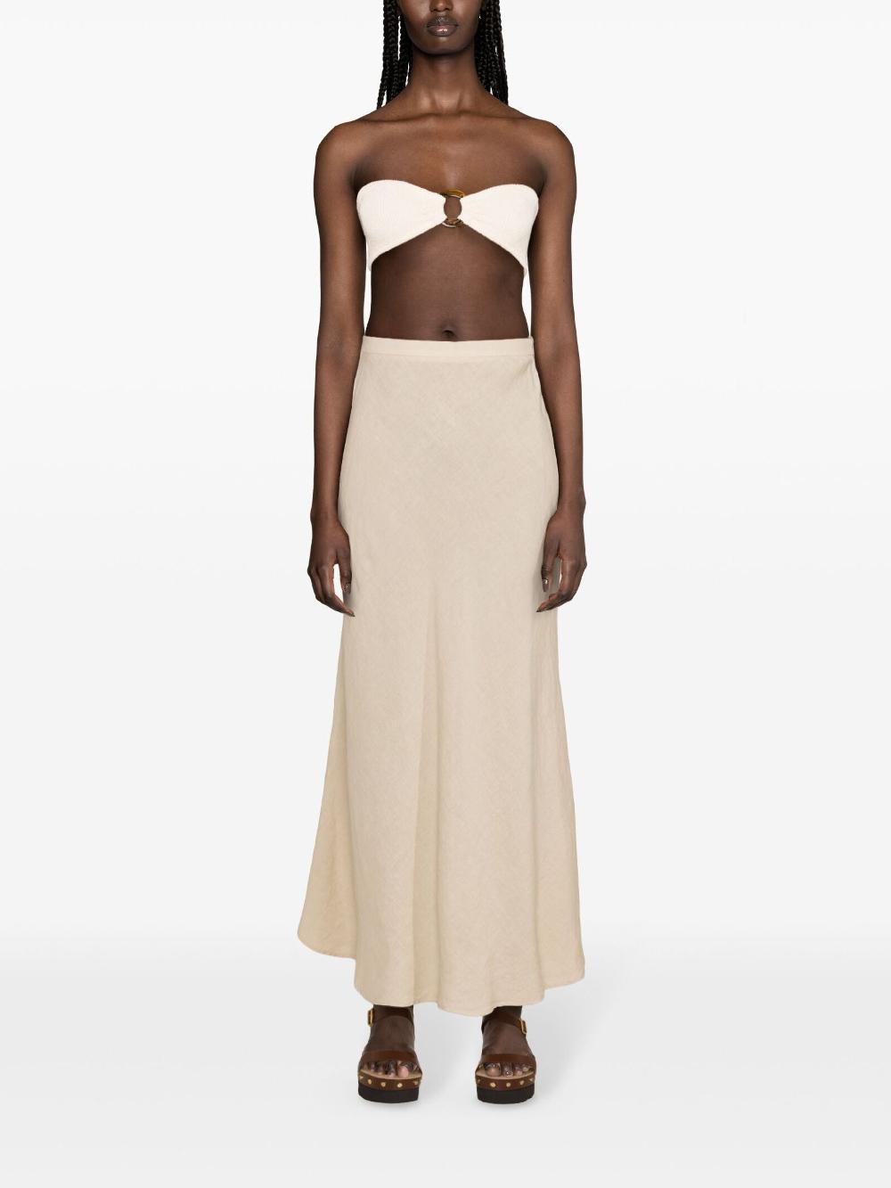 120% Lino Maxi Skirt