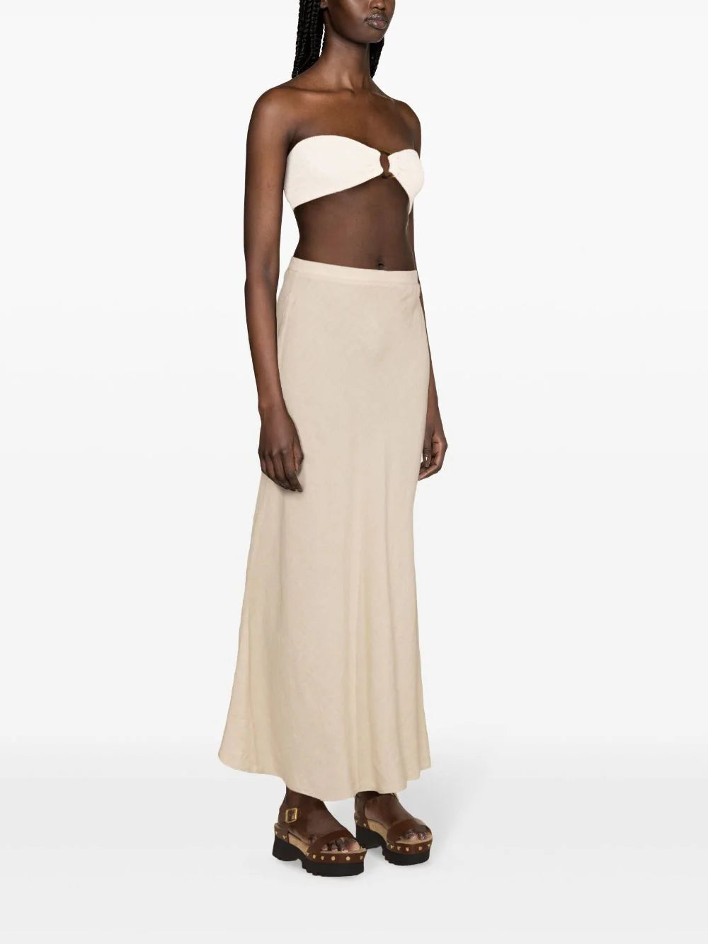 120% Lino Maxi Skirt