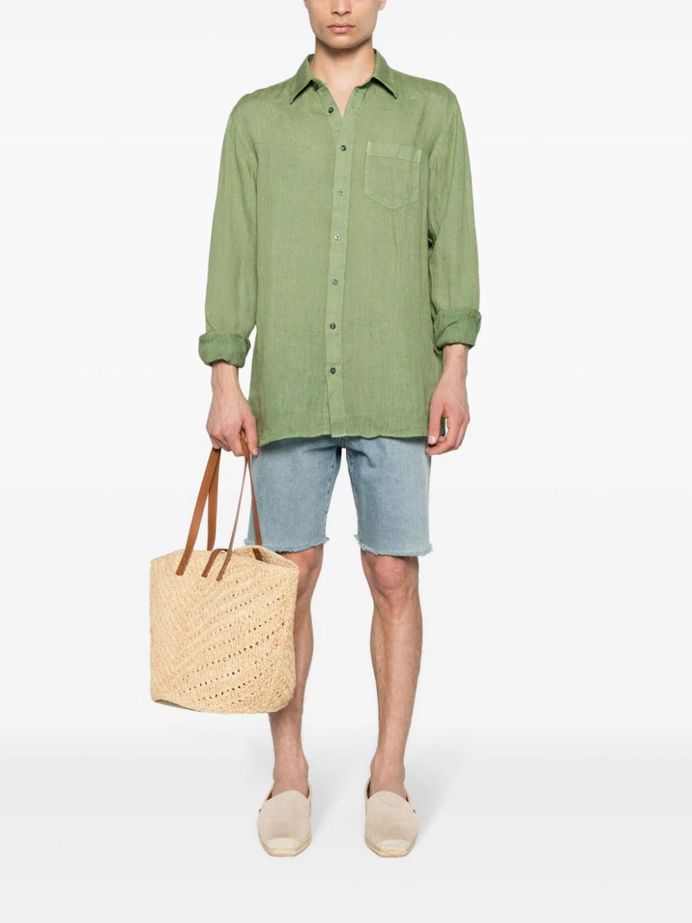 120% Lino Relaxed-fit Shirt