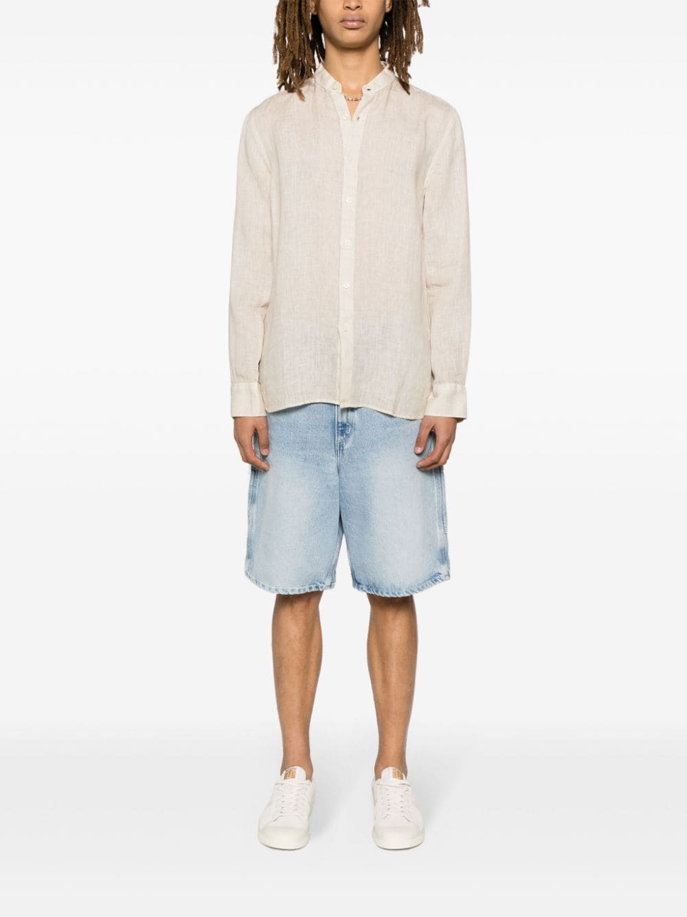 120% Lino Slim-fit Shirt