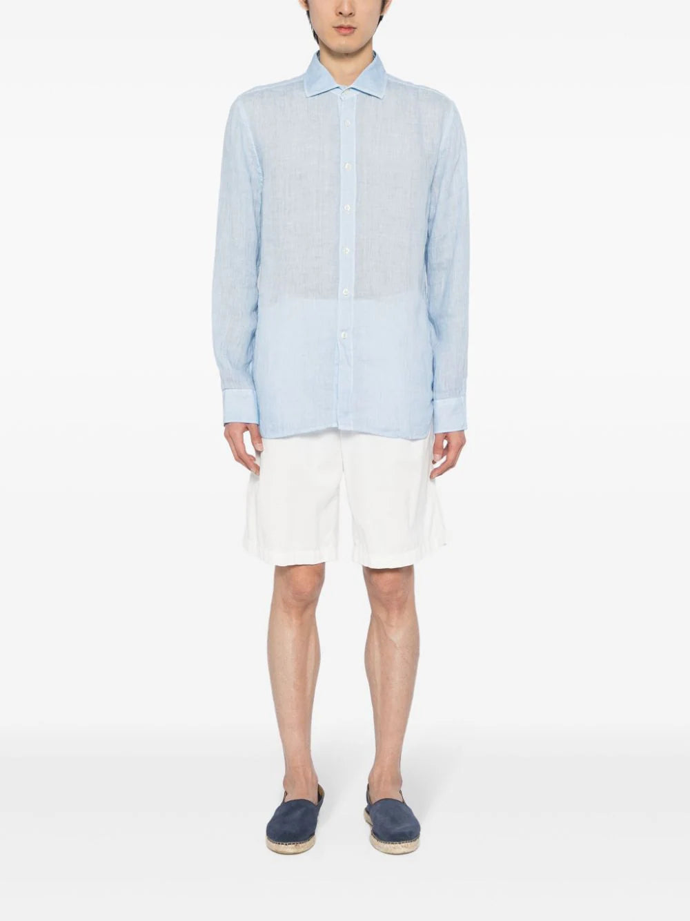 120% Lino Slim-fit Shirt