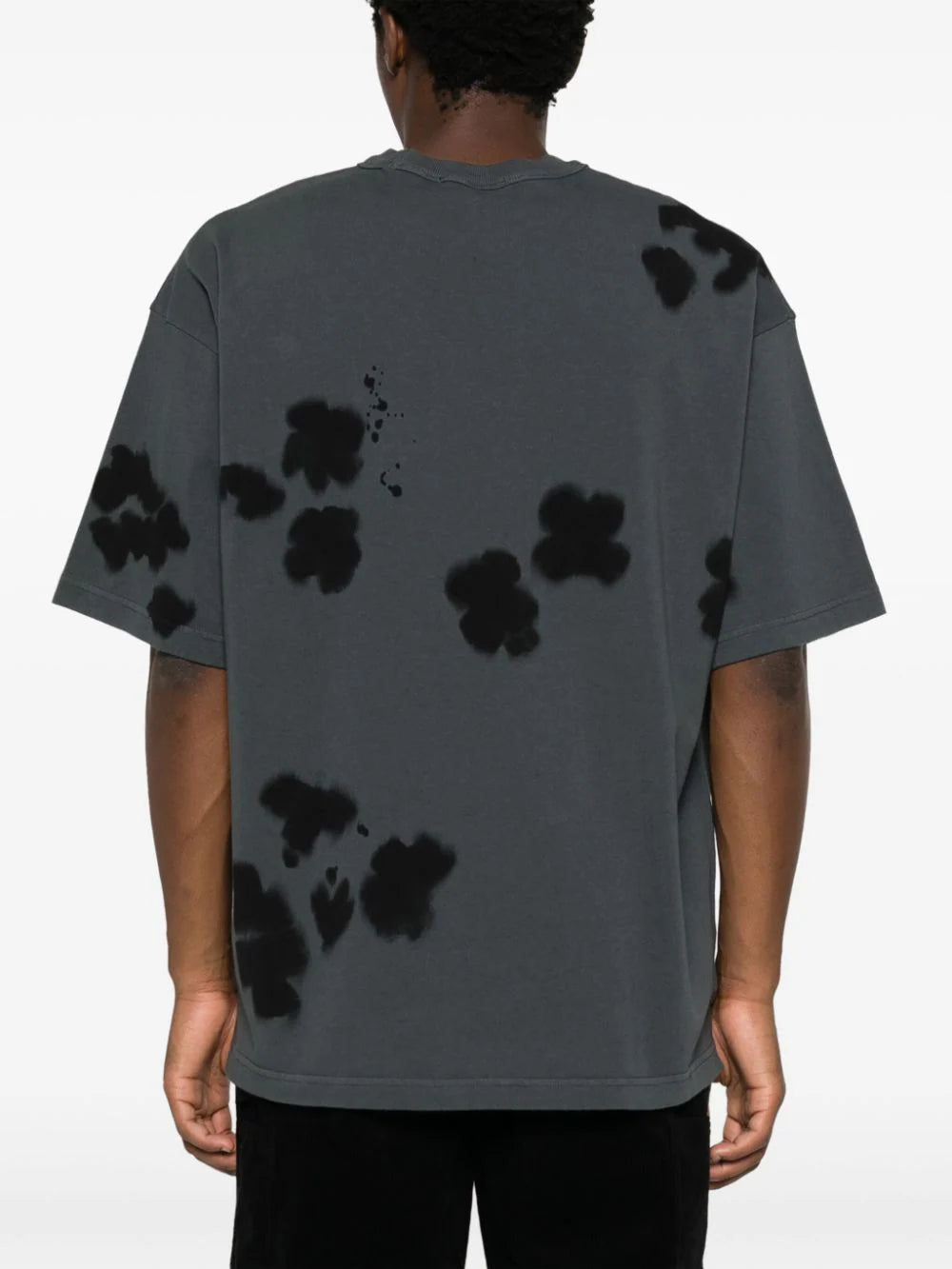 STONE ISLAND 215e3 Hand Colouring And Garment Dyeing On Cotton Jersey