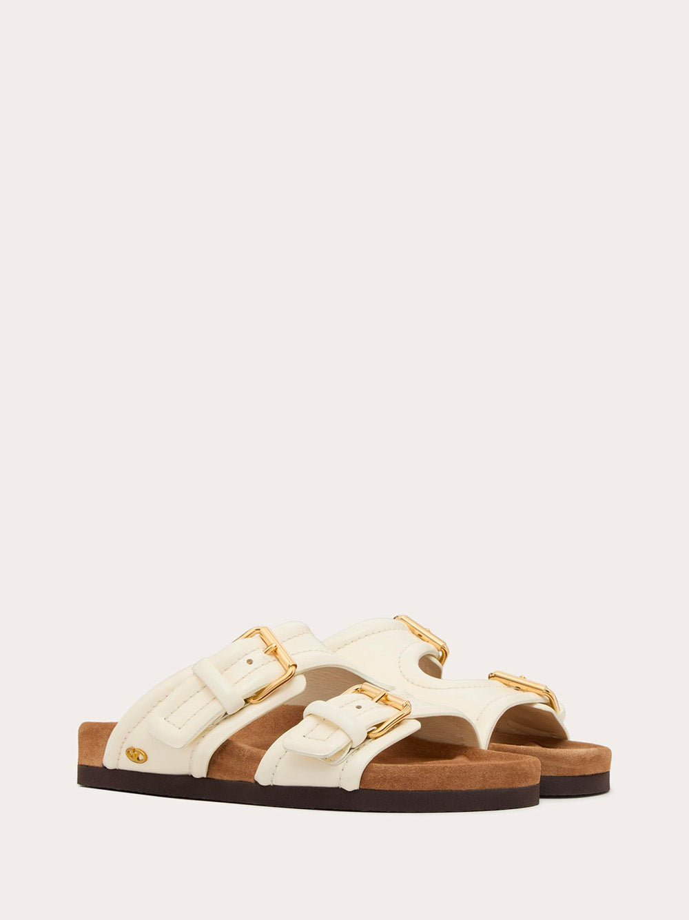 Valentino Garavani 30 Mm Calfskin Fussfriend Slide Sandal