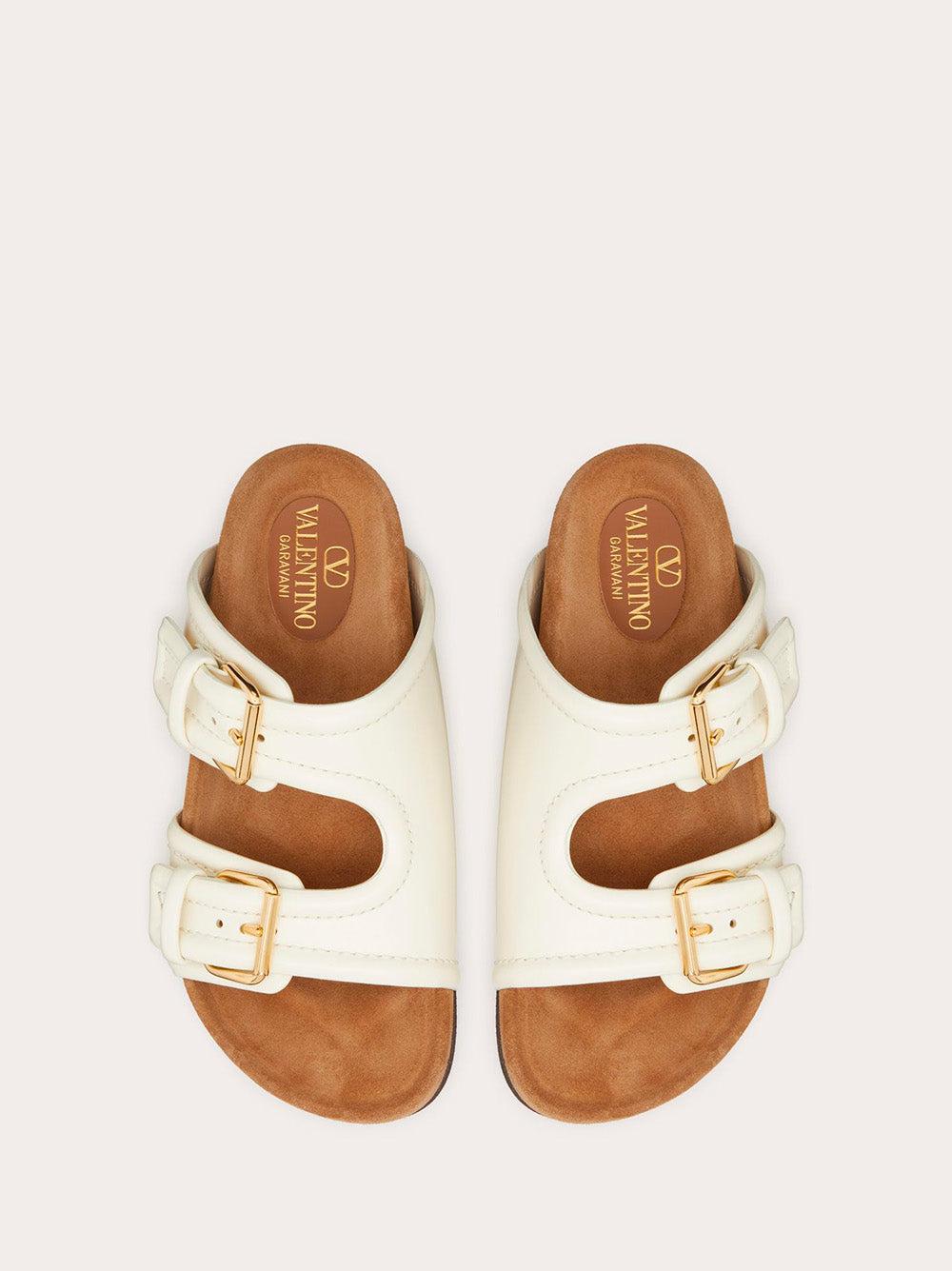 Valentino Garavani 30 Mm Calfskin Fussfriend Slide Sandal