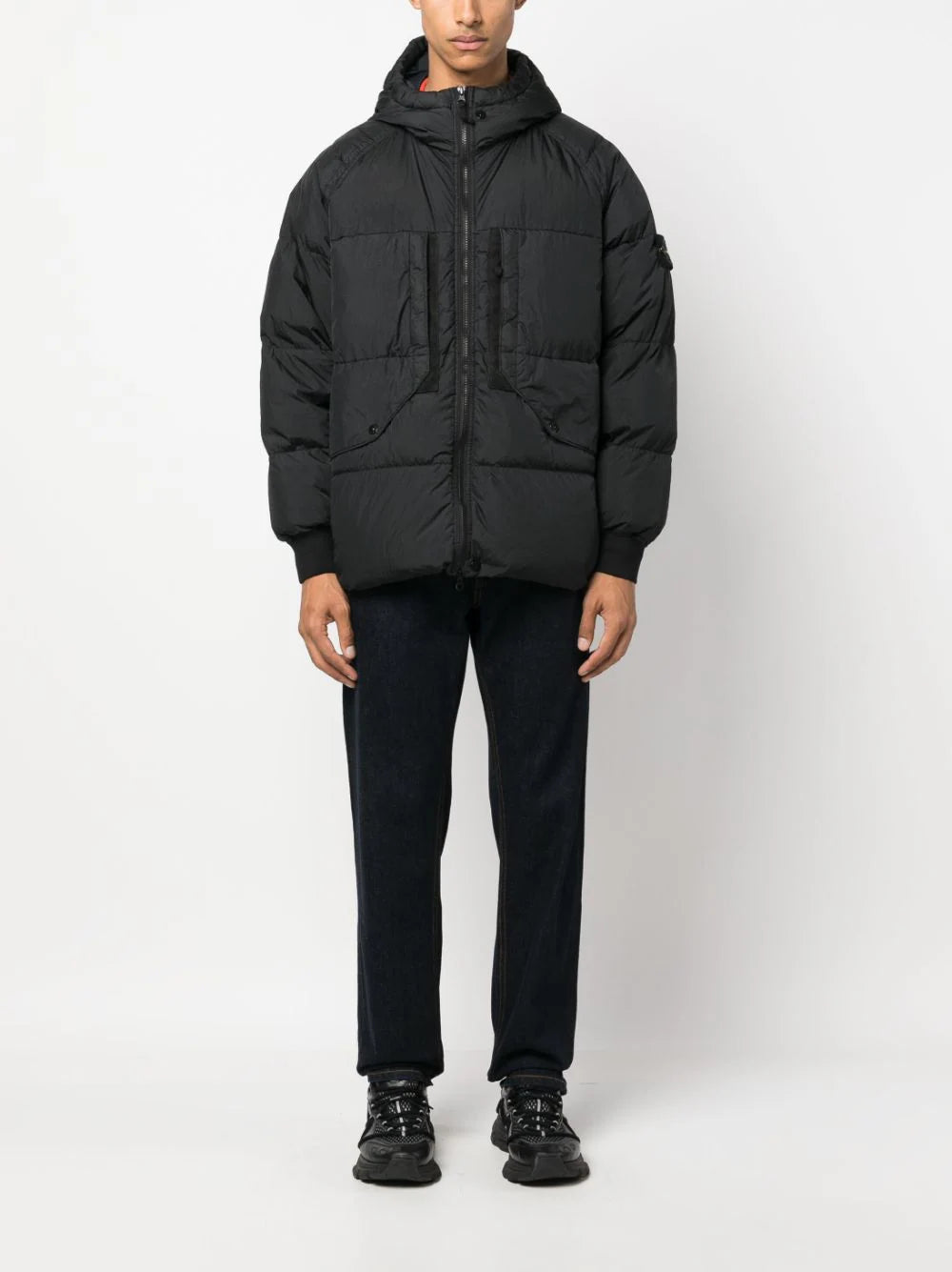 STONE ISLAND 40723 Garment Dyed Crinkle Reps Recycled Nylon Down